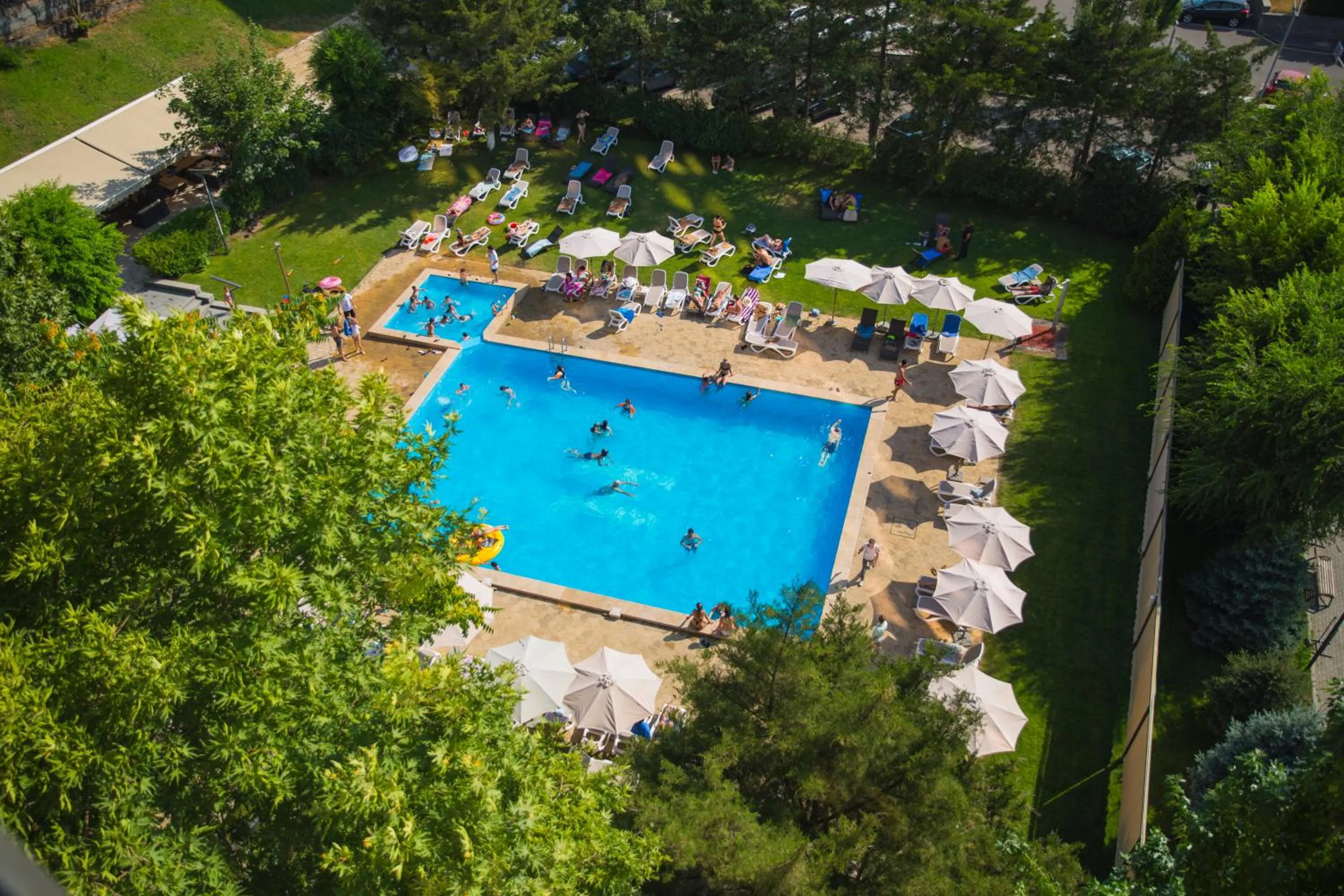 Pool view in President Hotel by Hrazdan Hotel CJSC