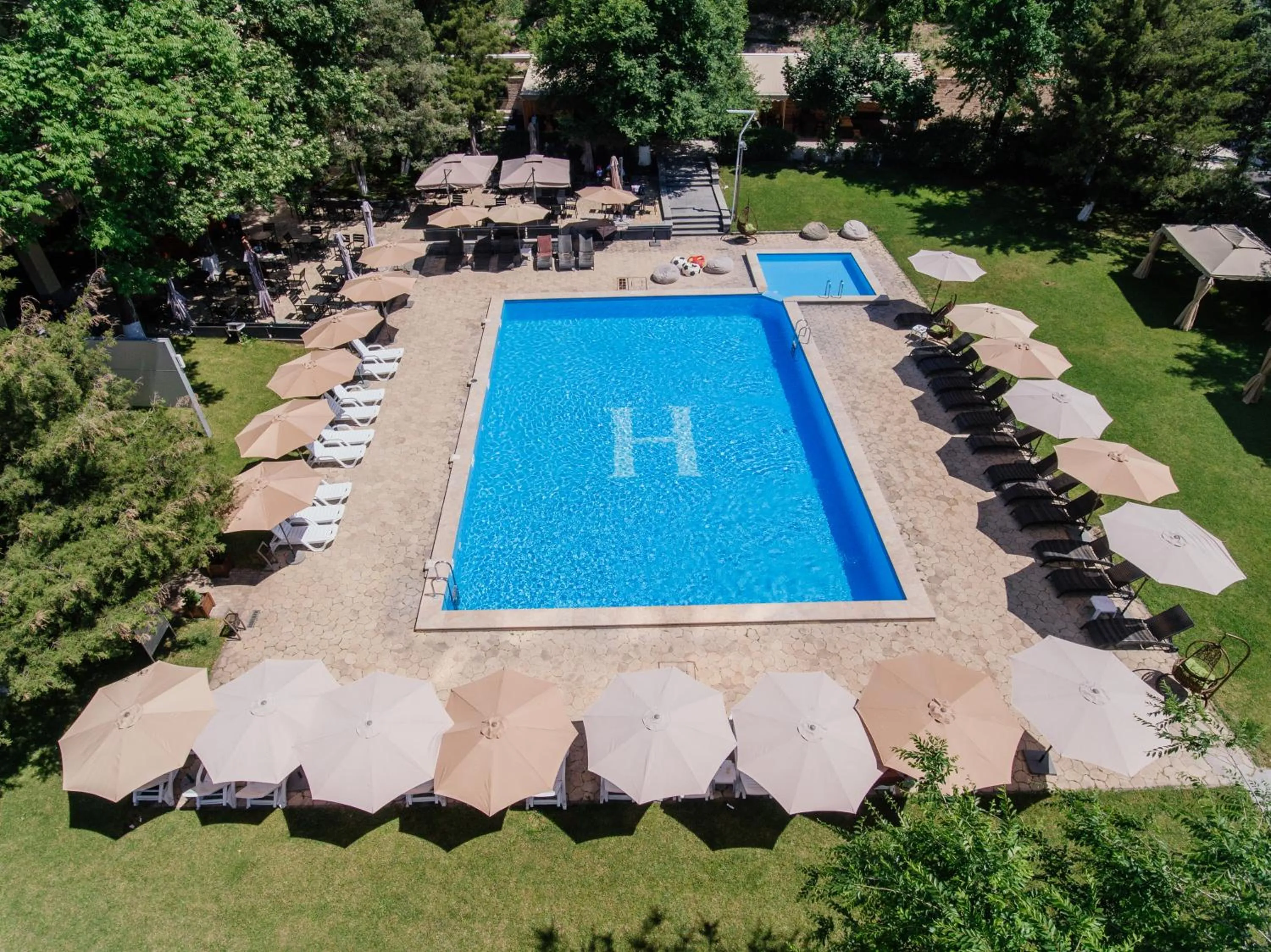 Pool view in President Hotel by Hrazdan Hotel CJSC