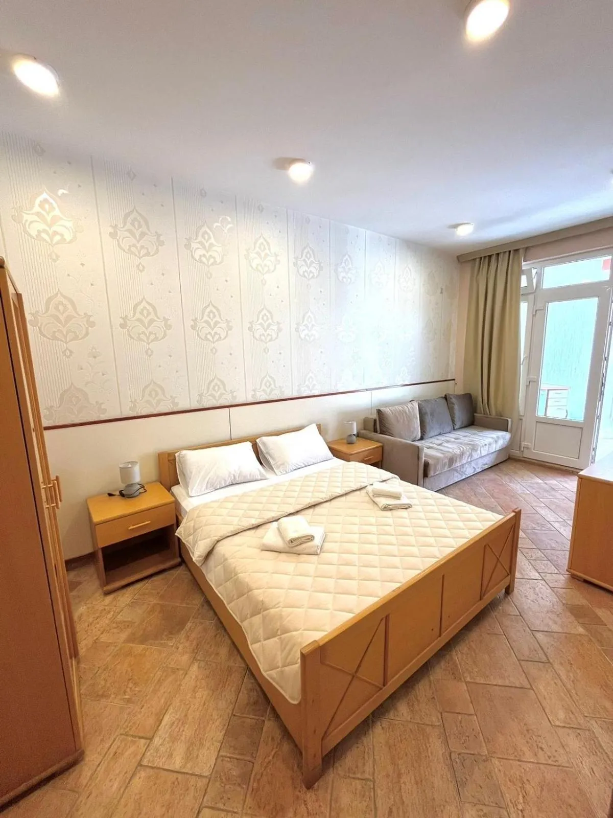 Bed in Apartments Sofija