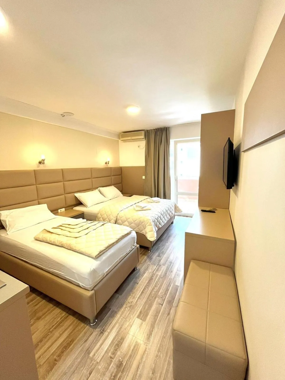 TV and multimedia, Bed in Apartments Sofija