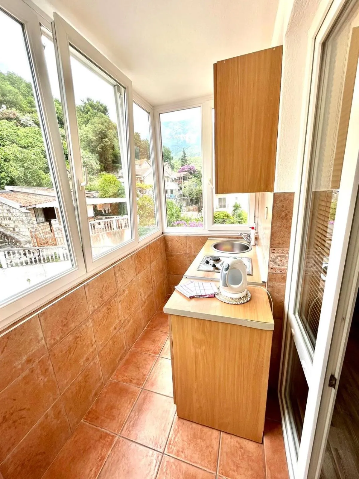 Kitchen or kitchenette in Apartments Sofija