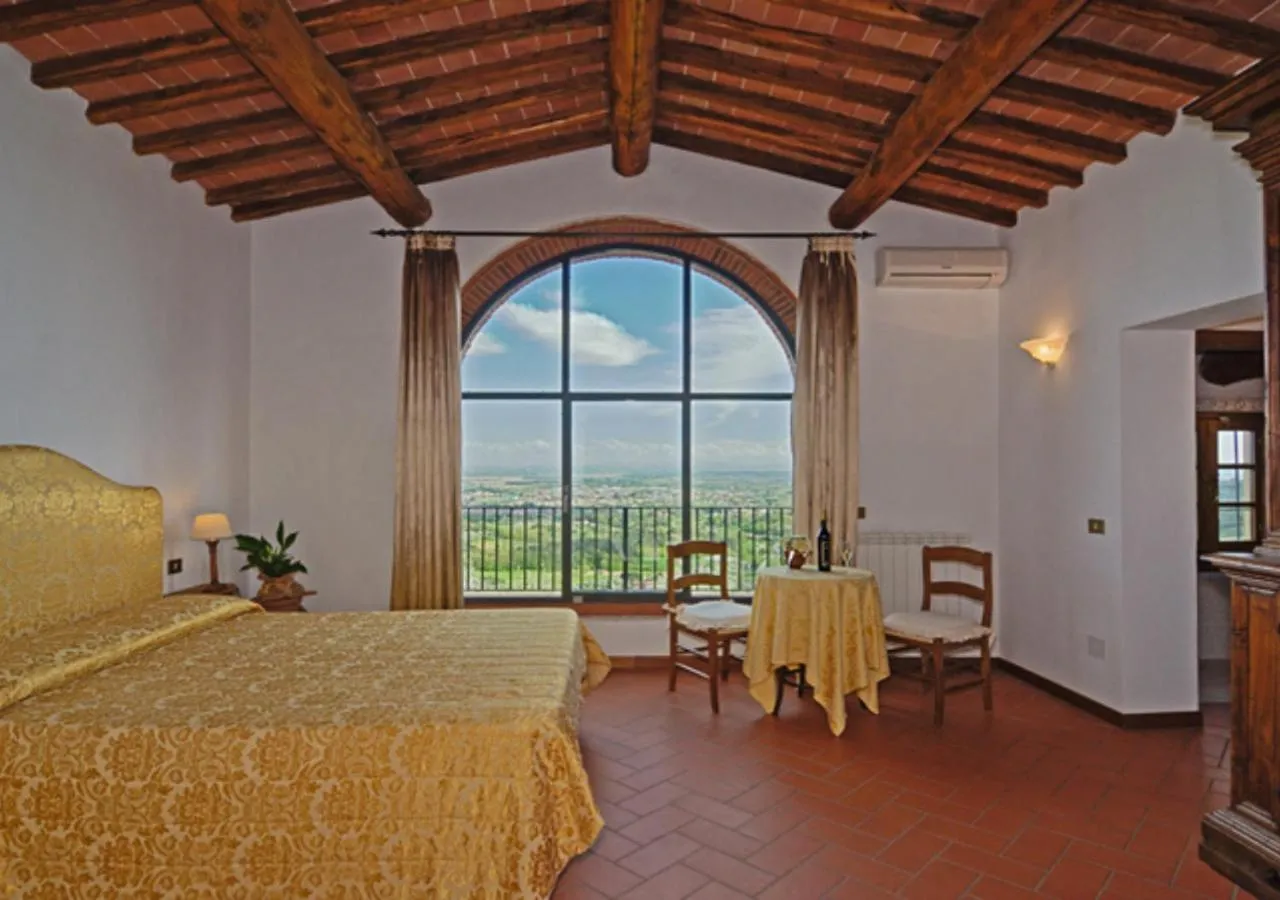 View (from property/room), Bed in I Sette Borghi