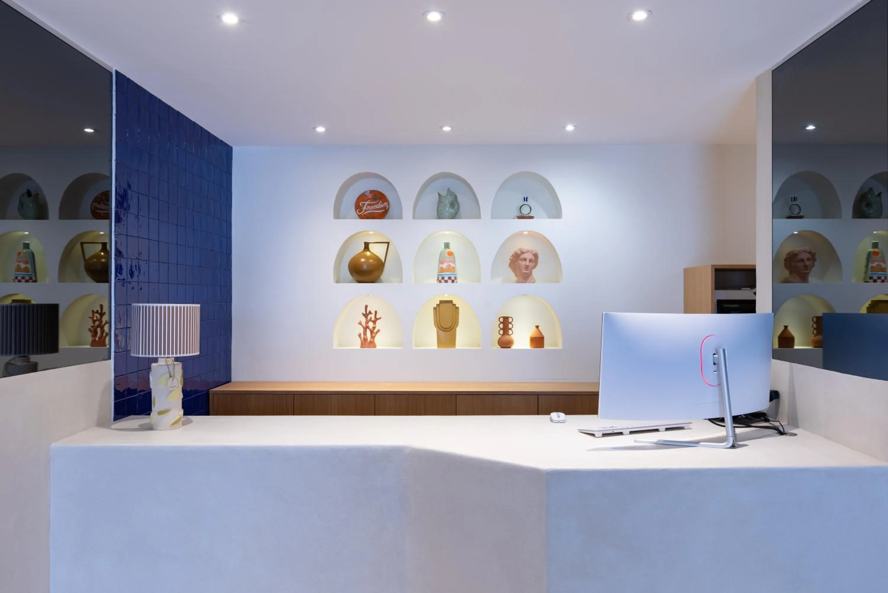 Lobby or reception in Le Mariana