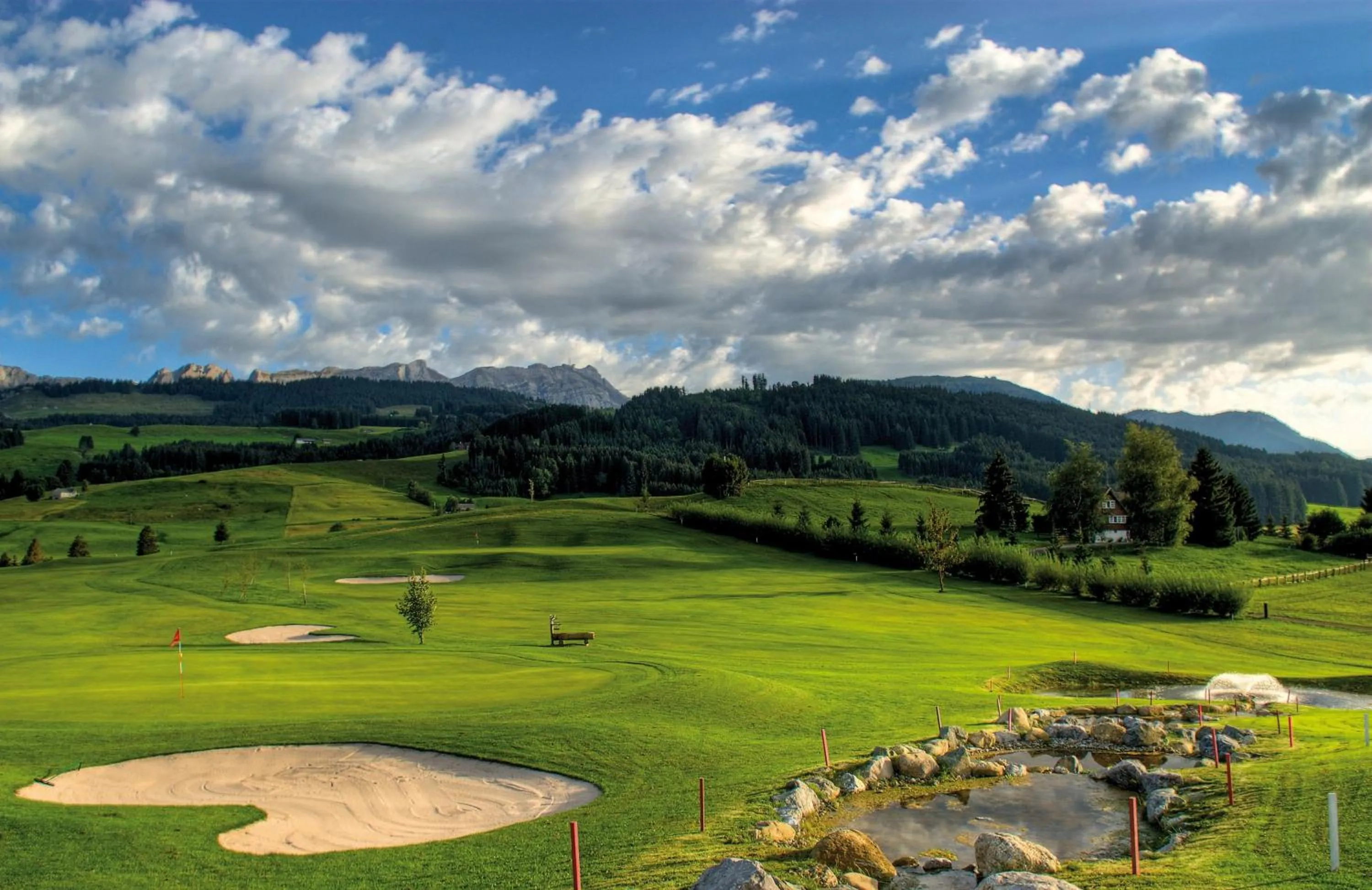 Golfcourse in Hof Weissbad Health & Wellness Resort