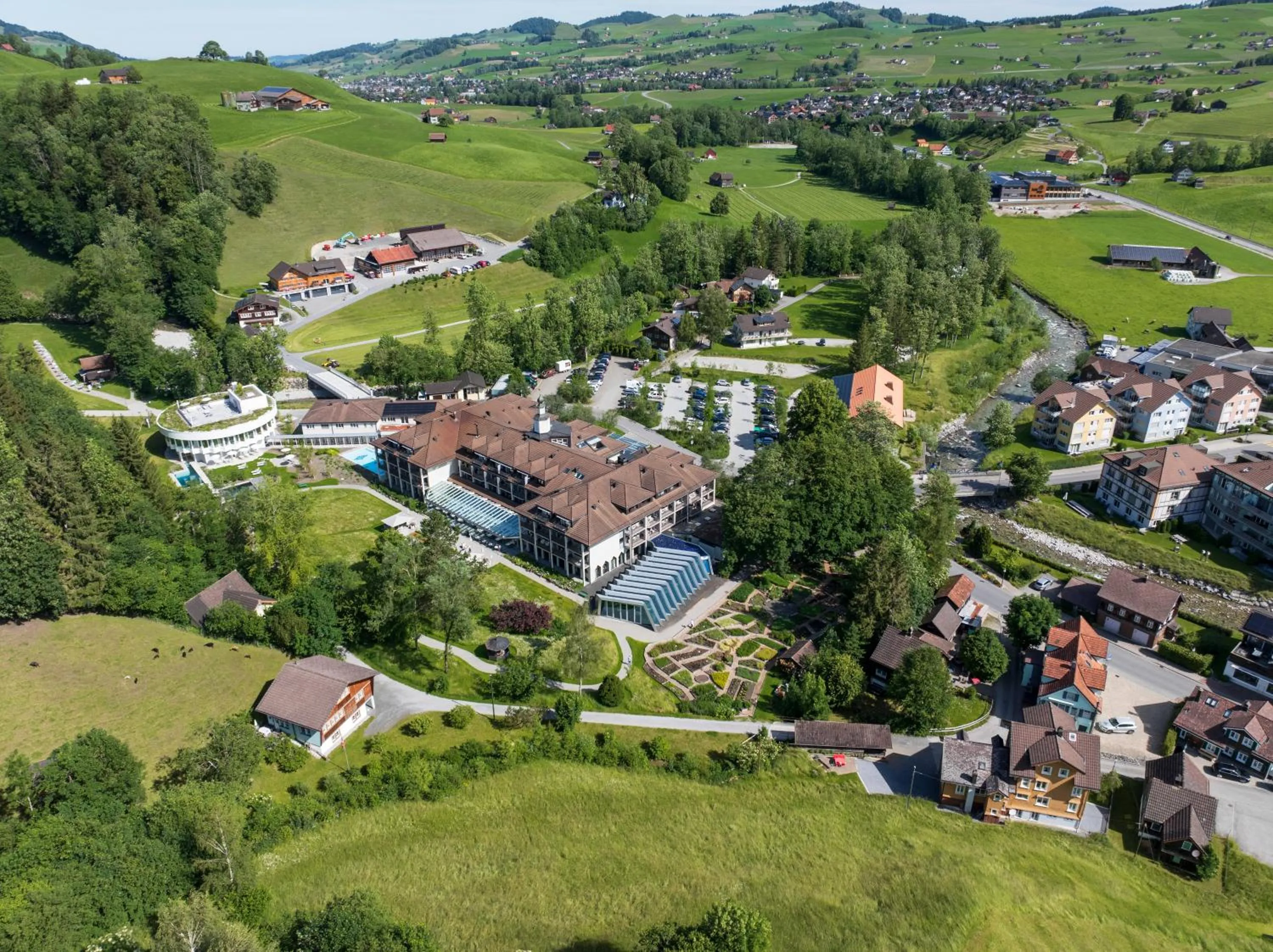 Property building in Hof Weissbad Health & Wellness Resort