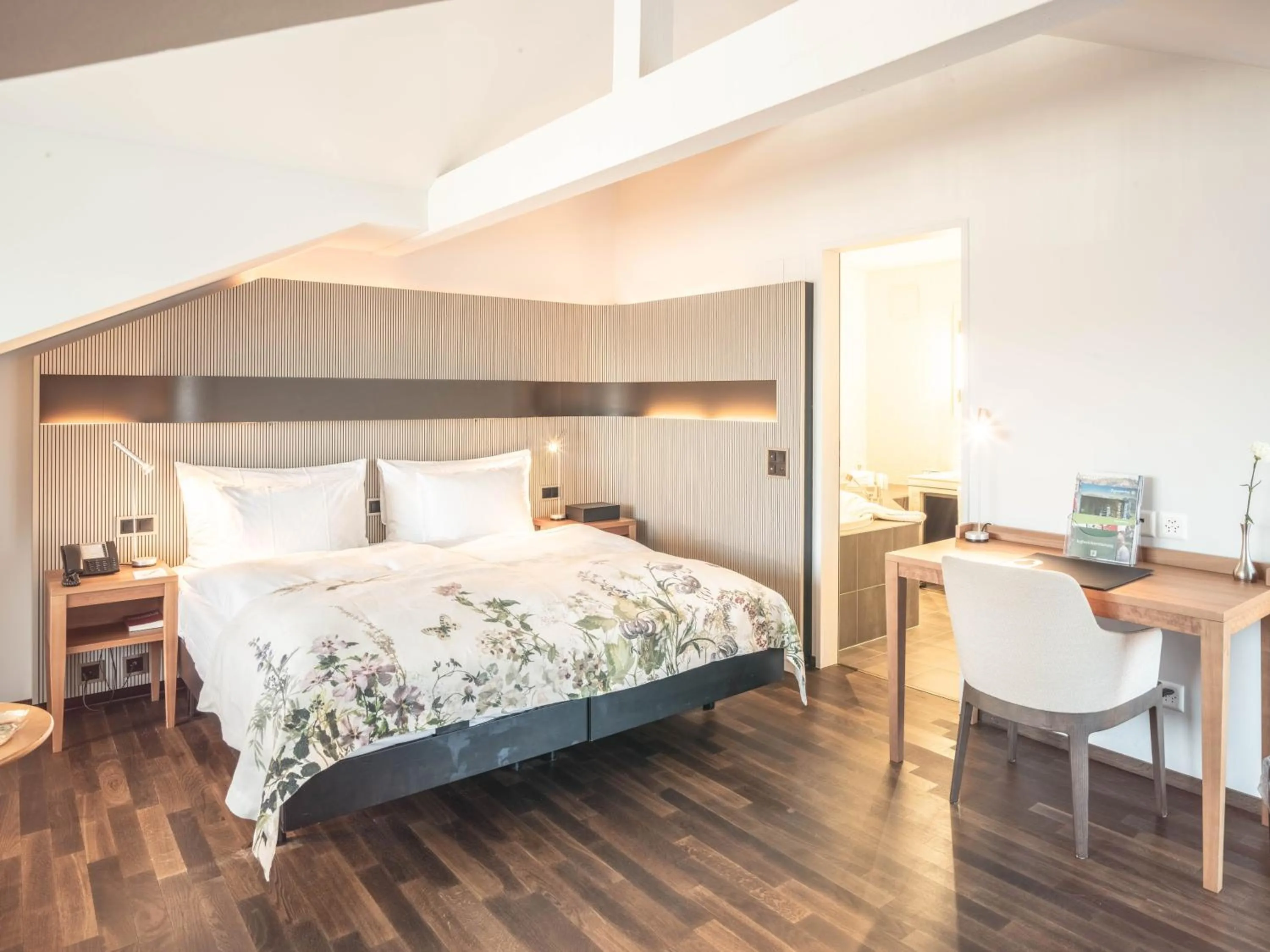 Deluxe Room with Balcony in Hof Weissbad Health & Wellness Resort