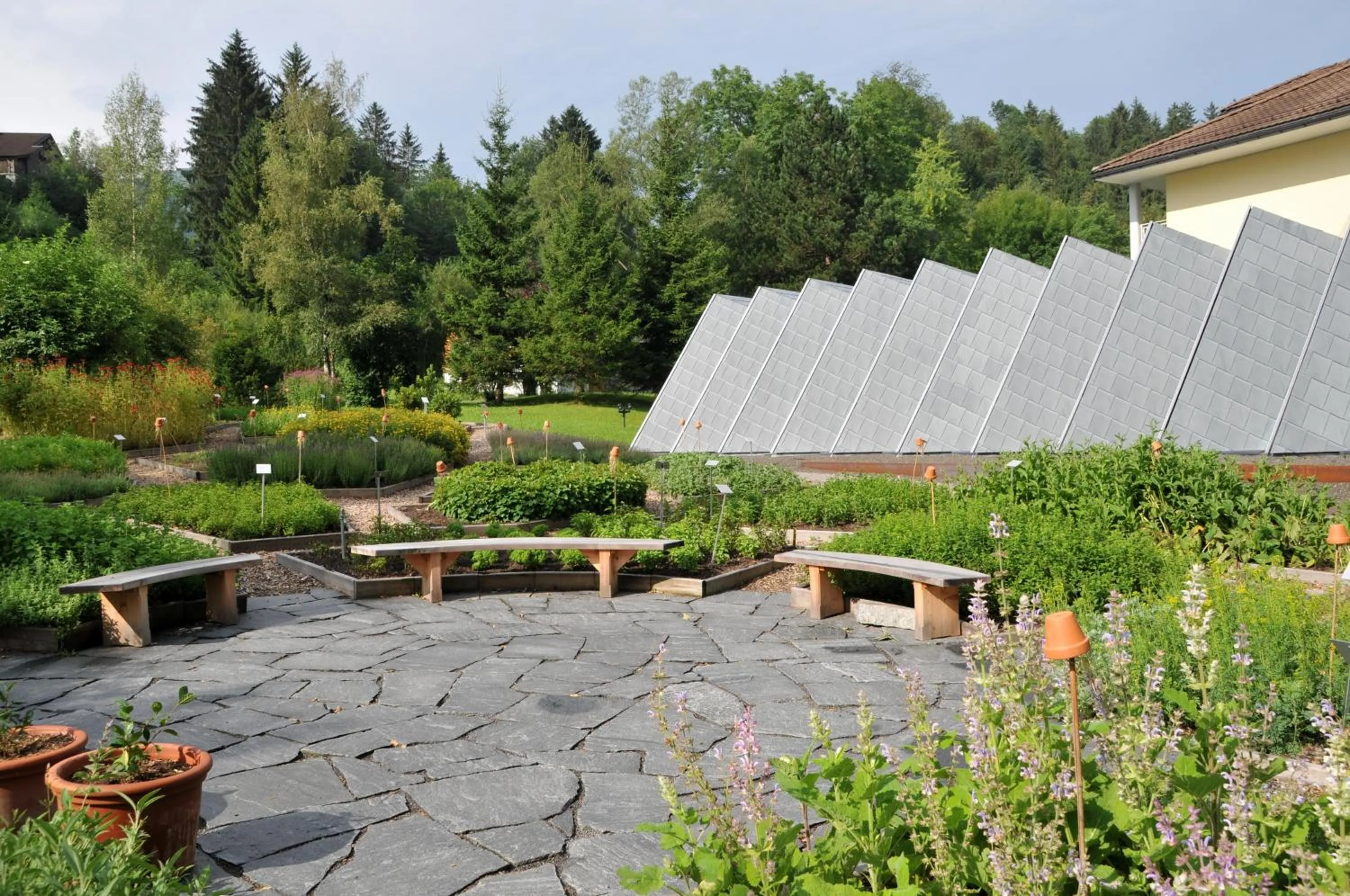 Garden in Hof Weissbad Health & Wellness Resort