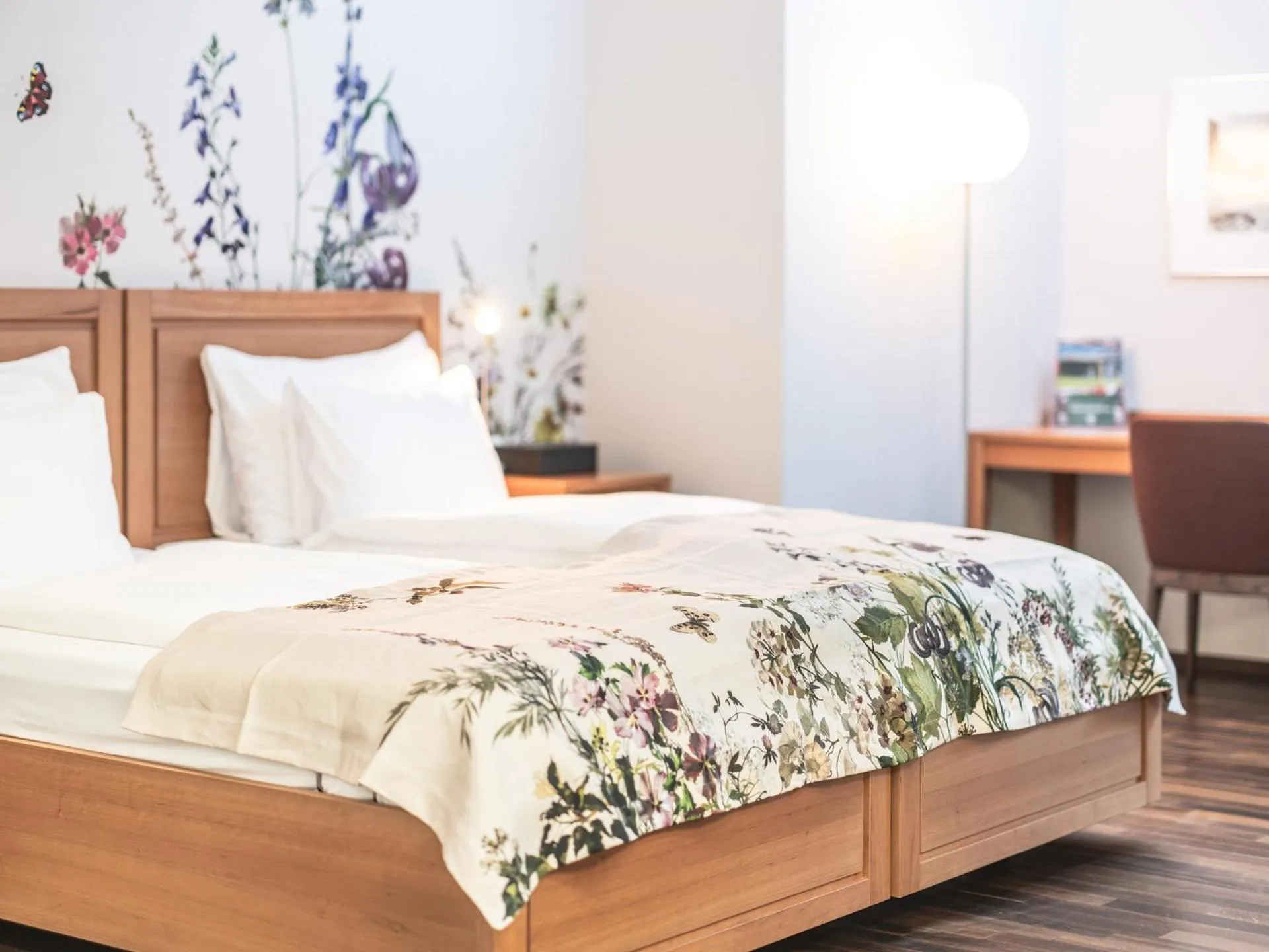 Bed in Hof Weissbad Health & Wellness Resort