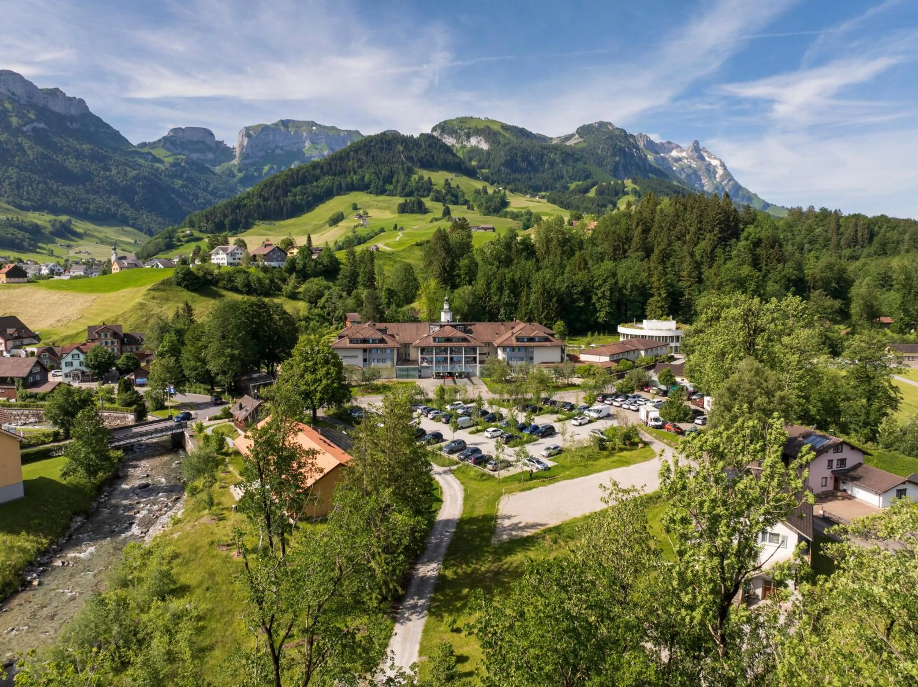 Property building in Hof Weissbad Health & Wellness Resort