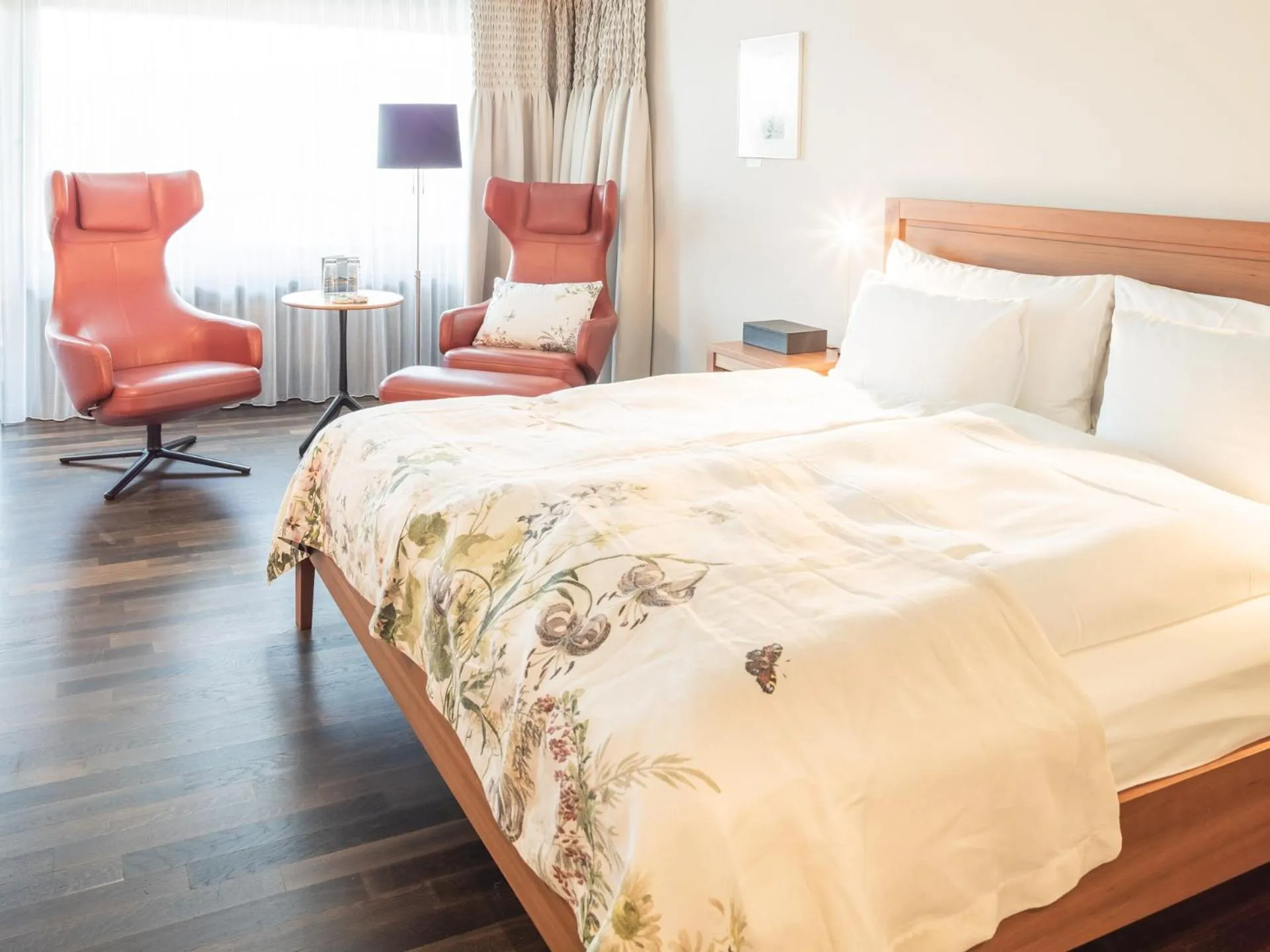 Photo of the whole room, Bed in Hof Weissbad Health & Wellness Resort