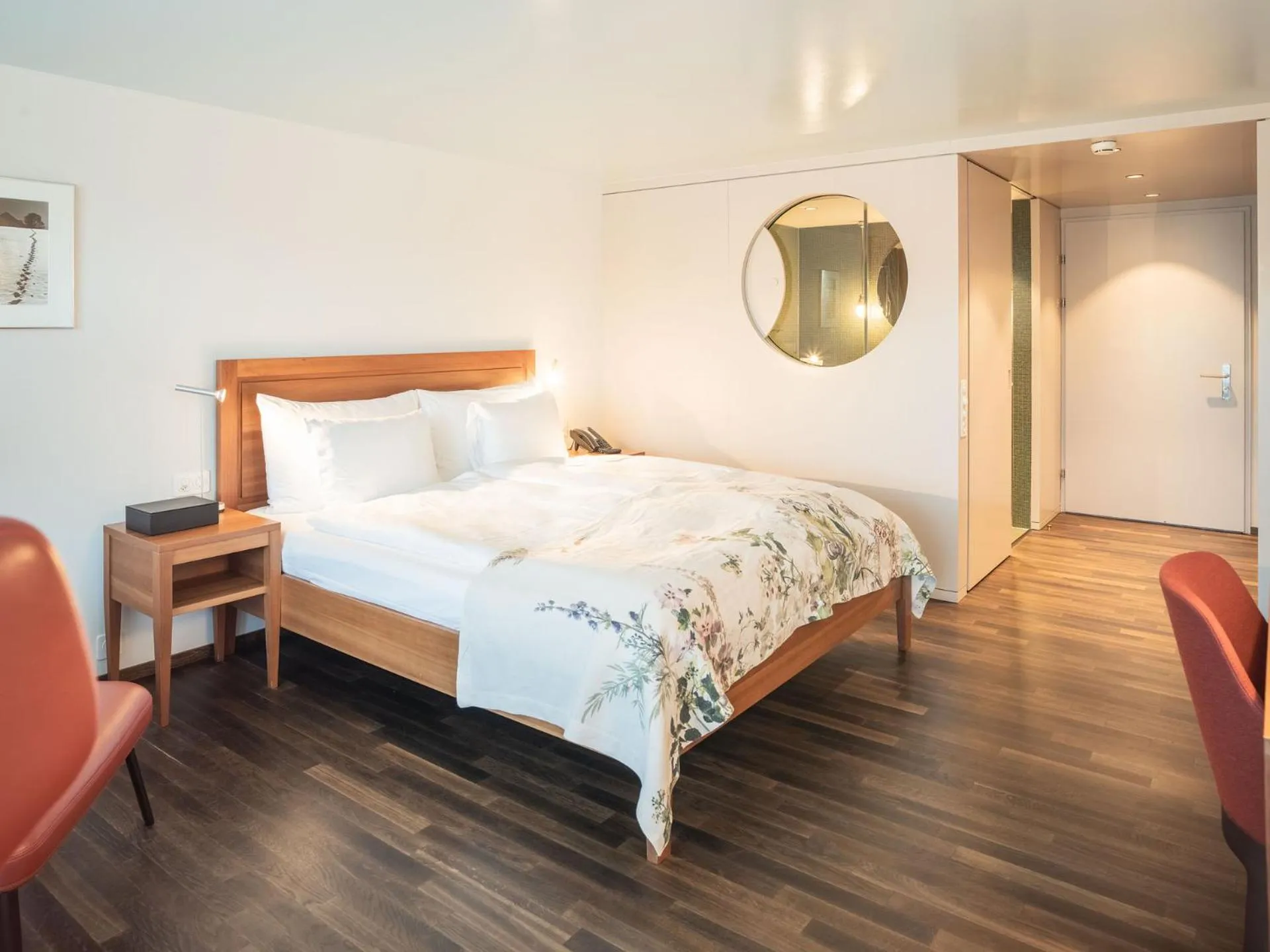 Bed in Hof Weissbad Health & Wellness Resort