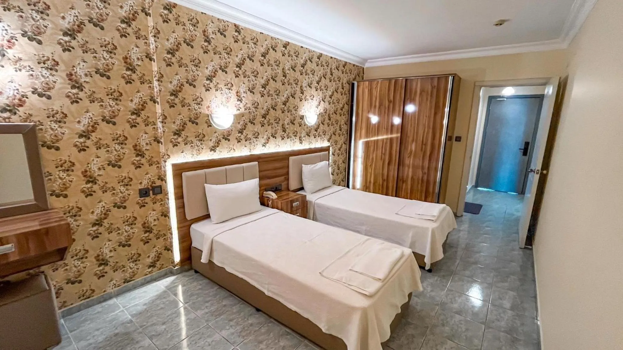 Bed in Ozlem 2 Apart Hotel