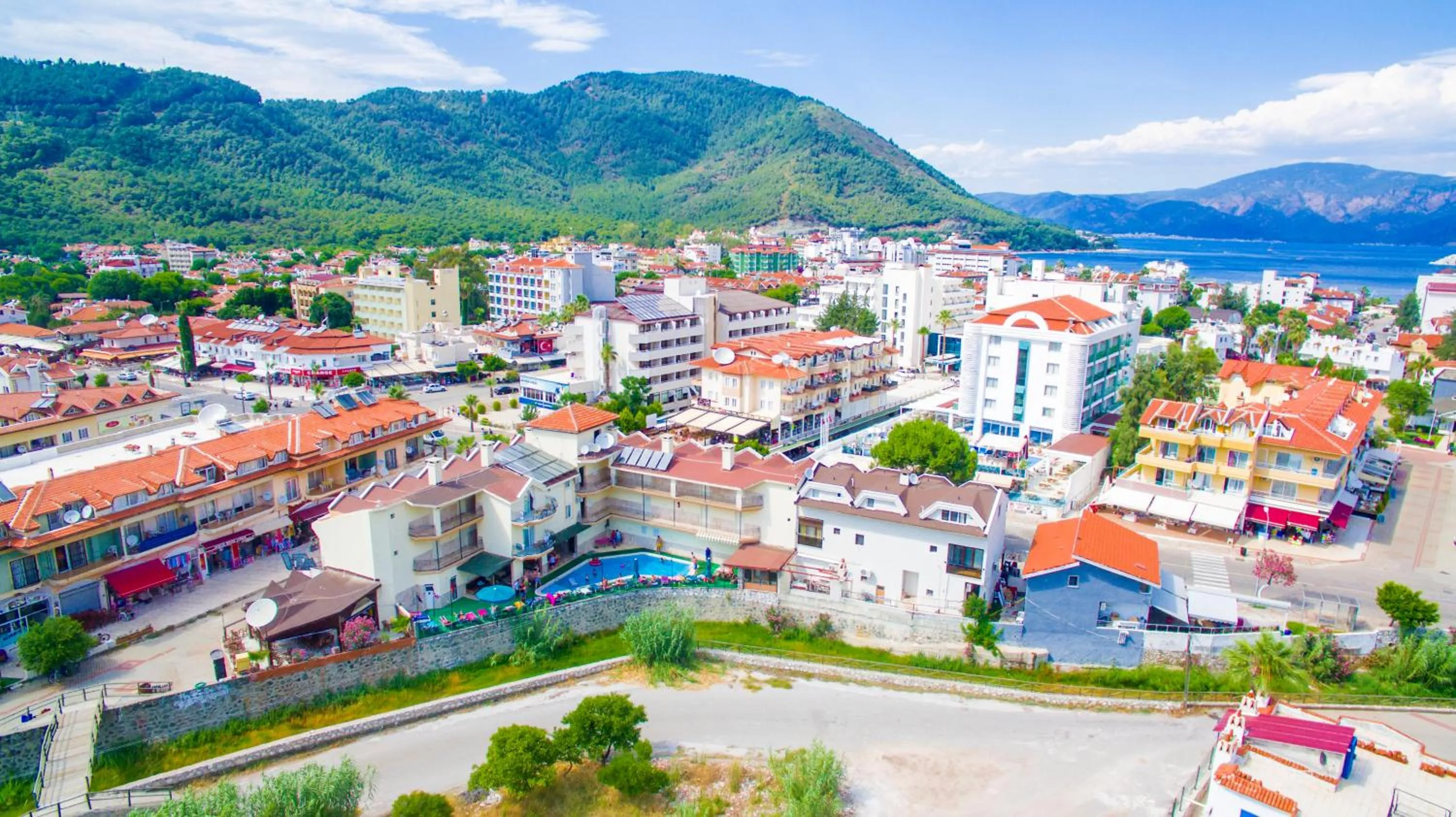 Bird's eye view in Ozlem 2 Apart Hotel