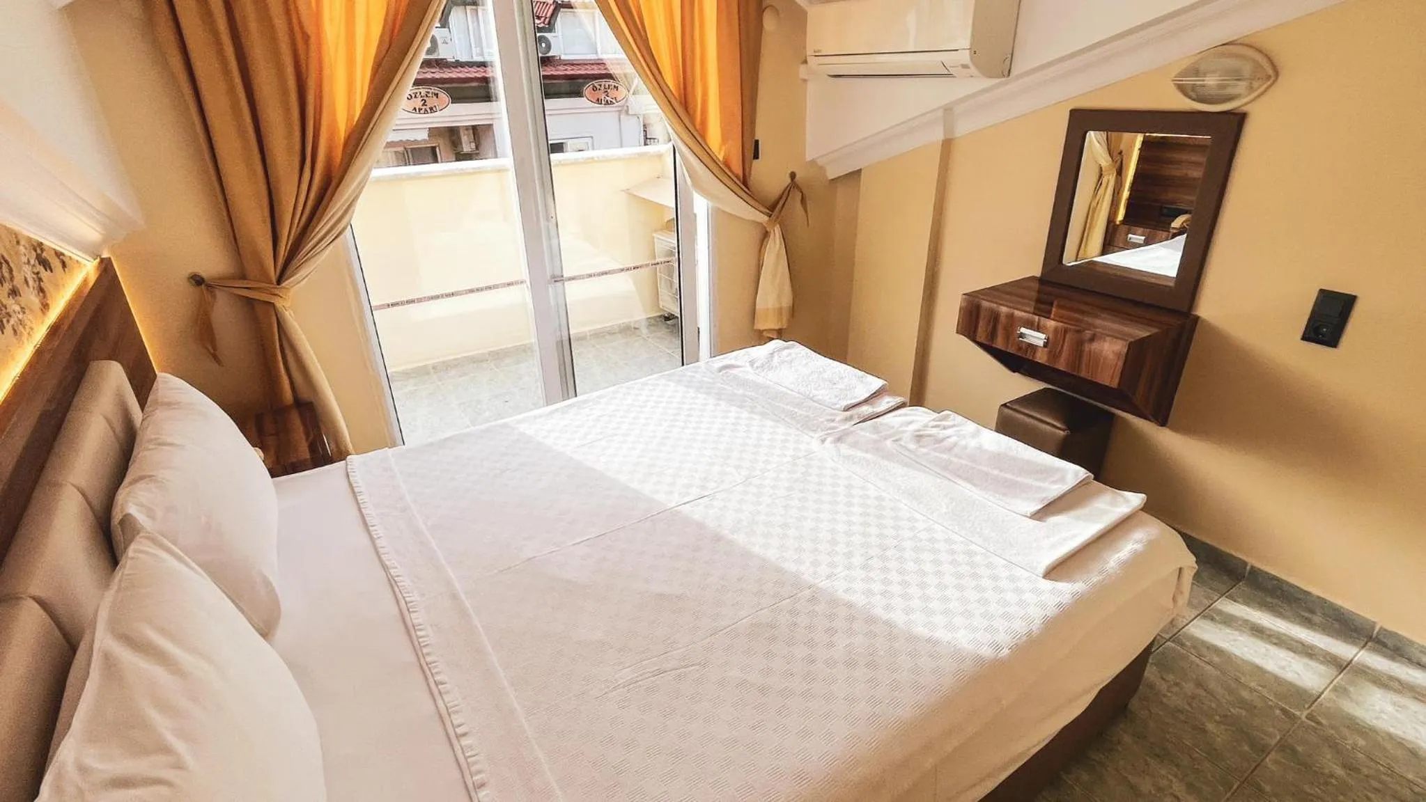 Bed in Ozlem 2 Apart Hotel