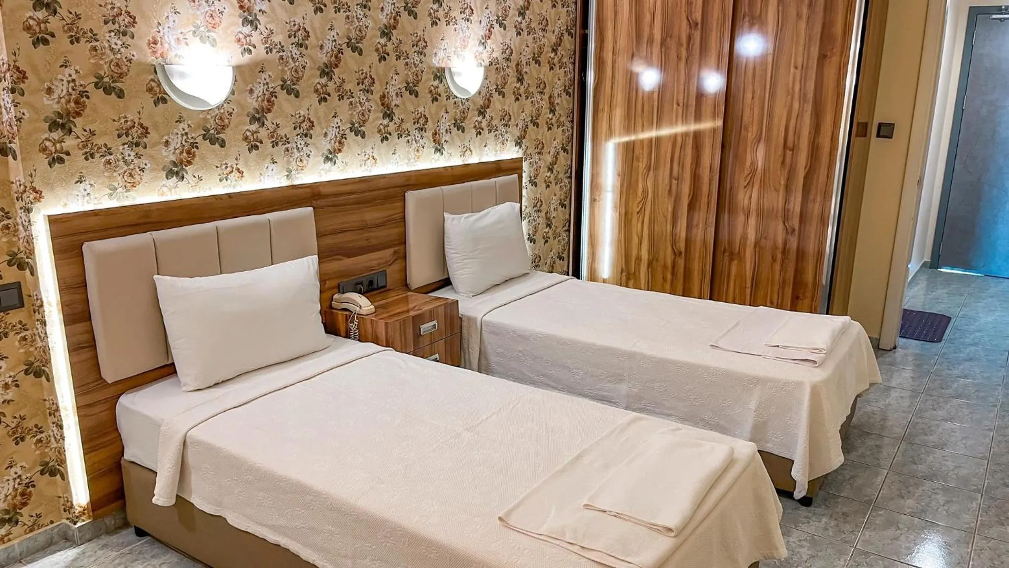 Bed in Ozlem 2 Apart Hotel