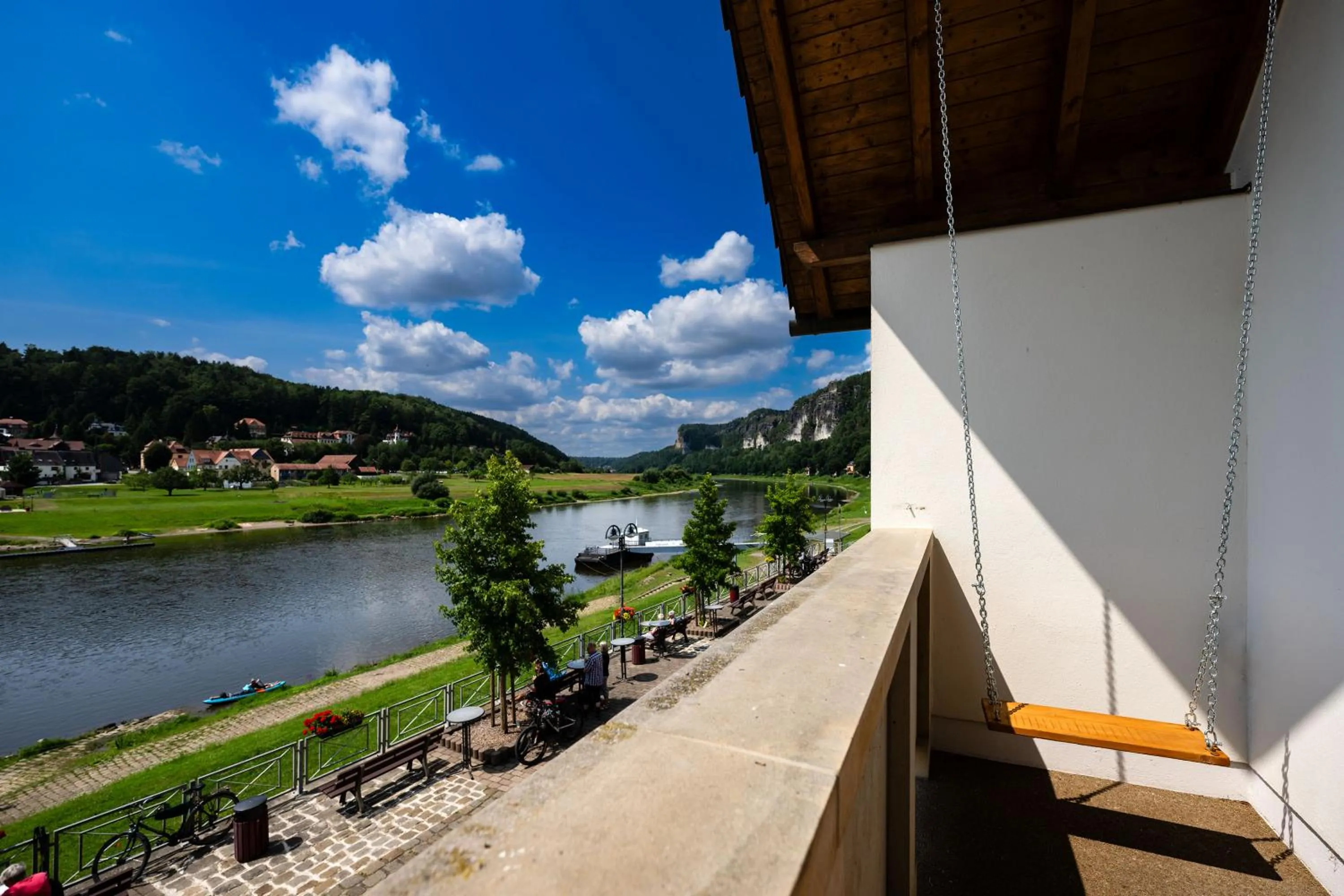 Natural landscape in Rathener Hof by STEIGER Hotels