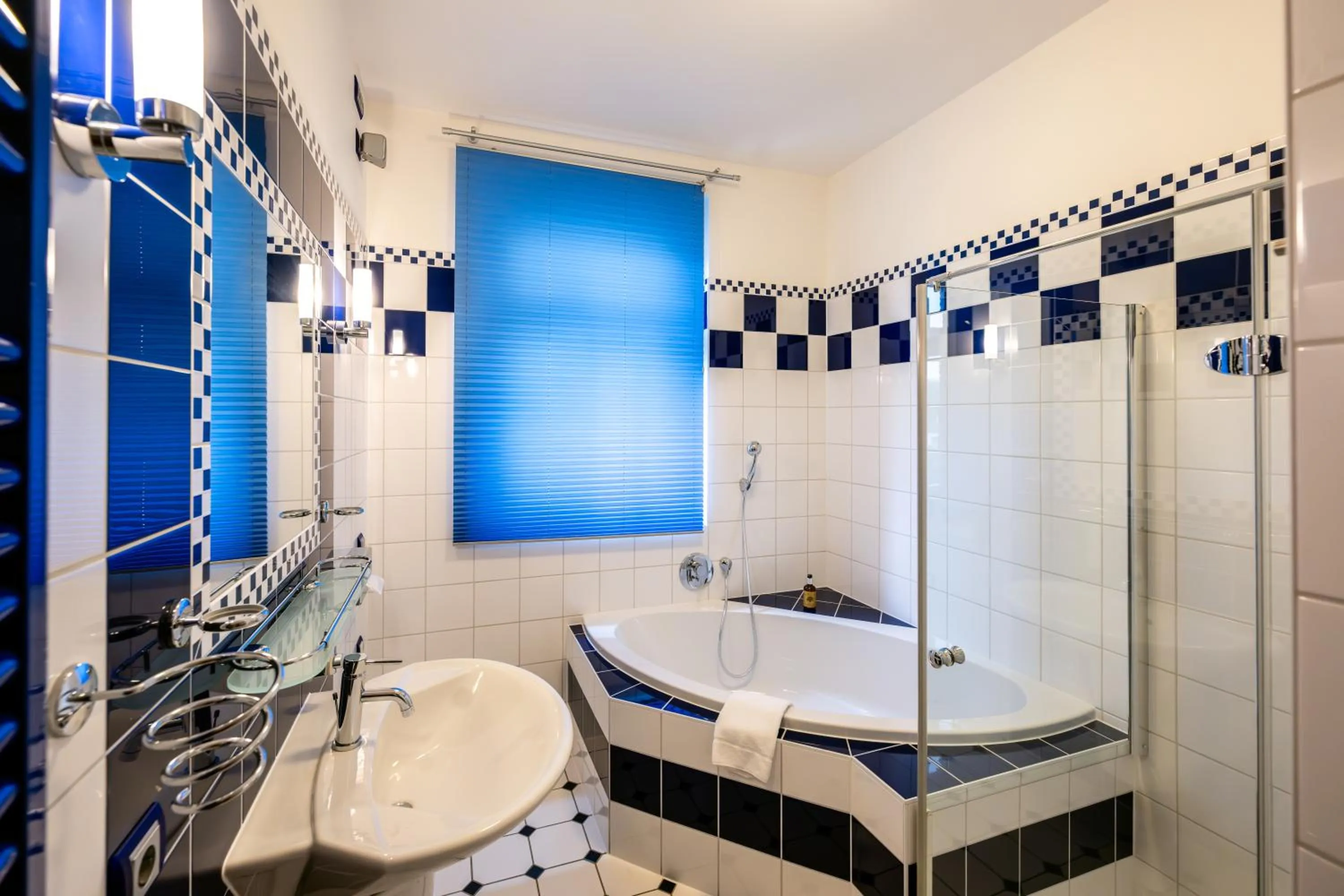 Bathroom in Rathener Hof by STEIGER Hotels