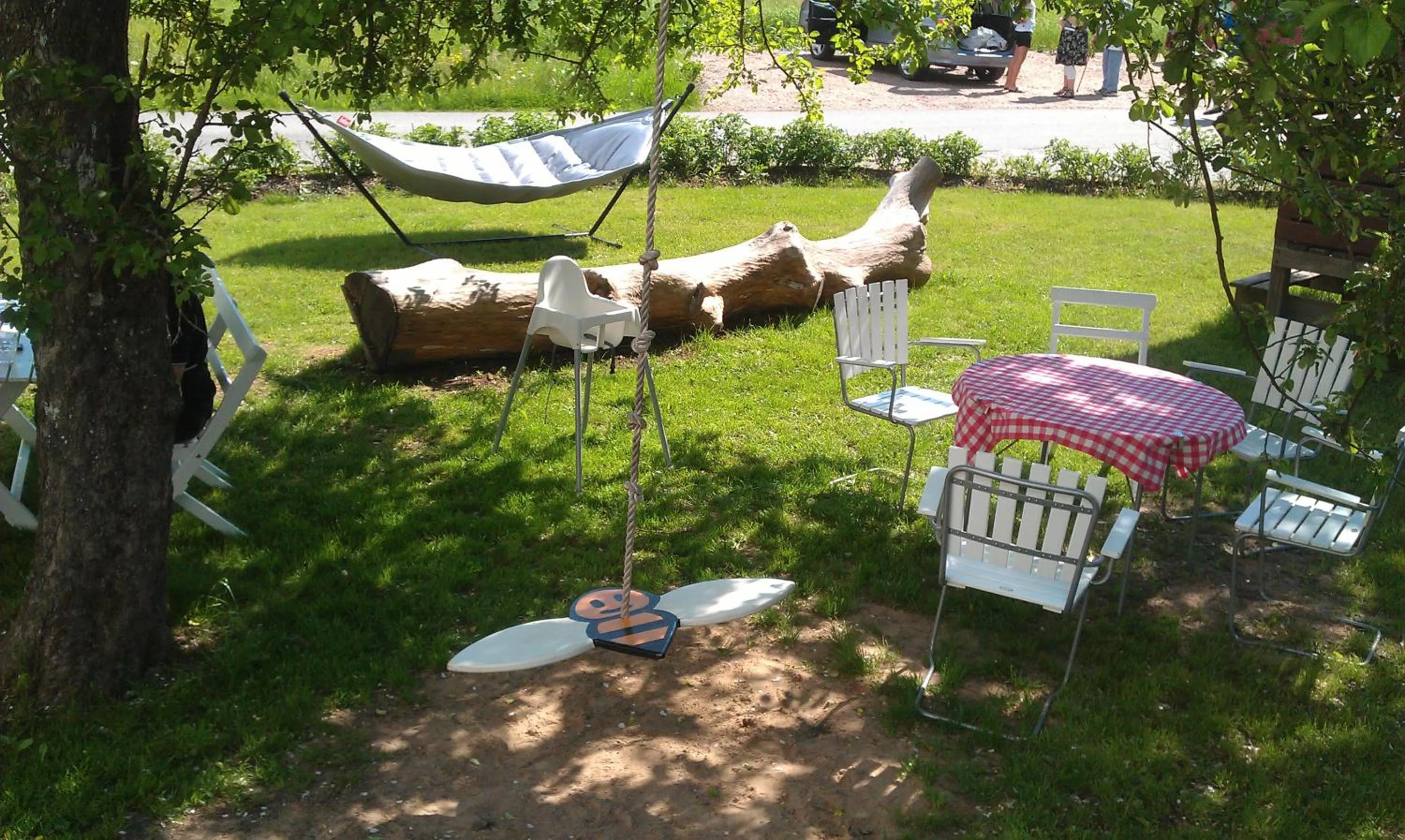 Patio in Tavlebords Honungsgård