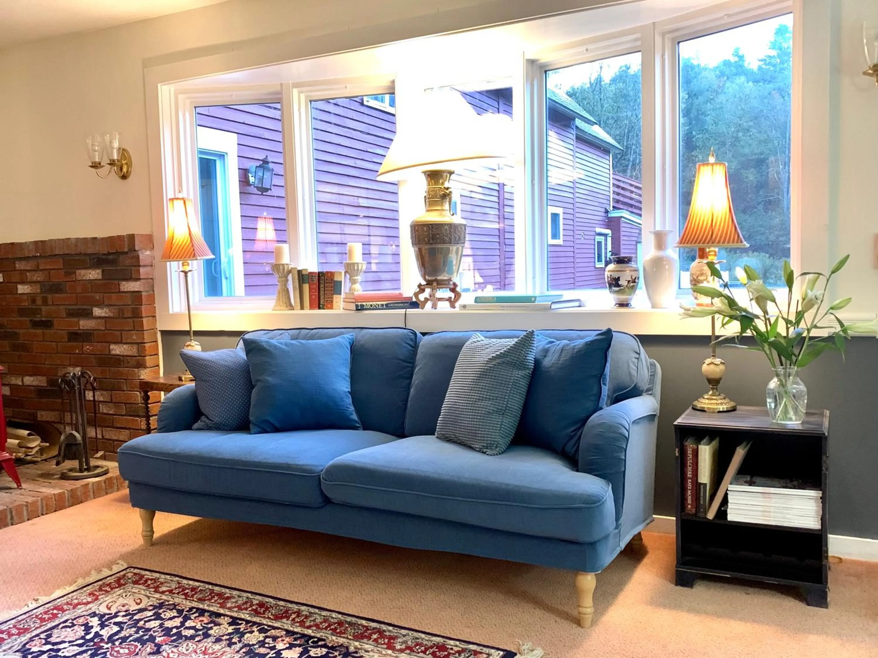 Seating area in The Nutmeg Vermont