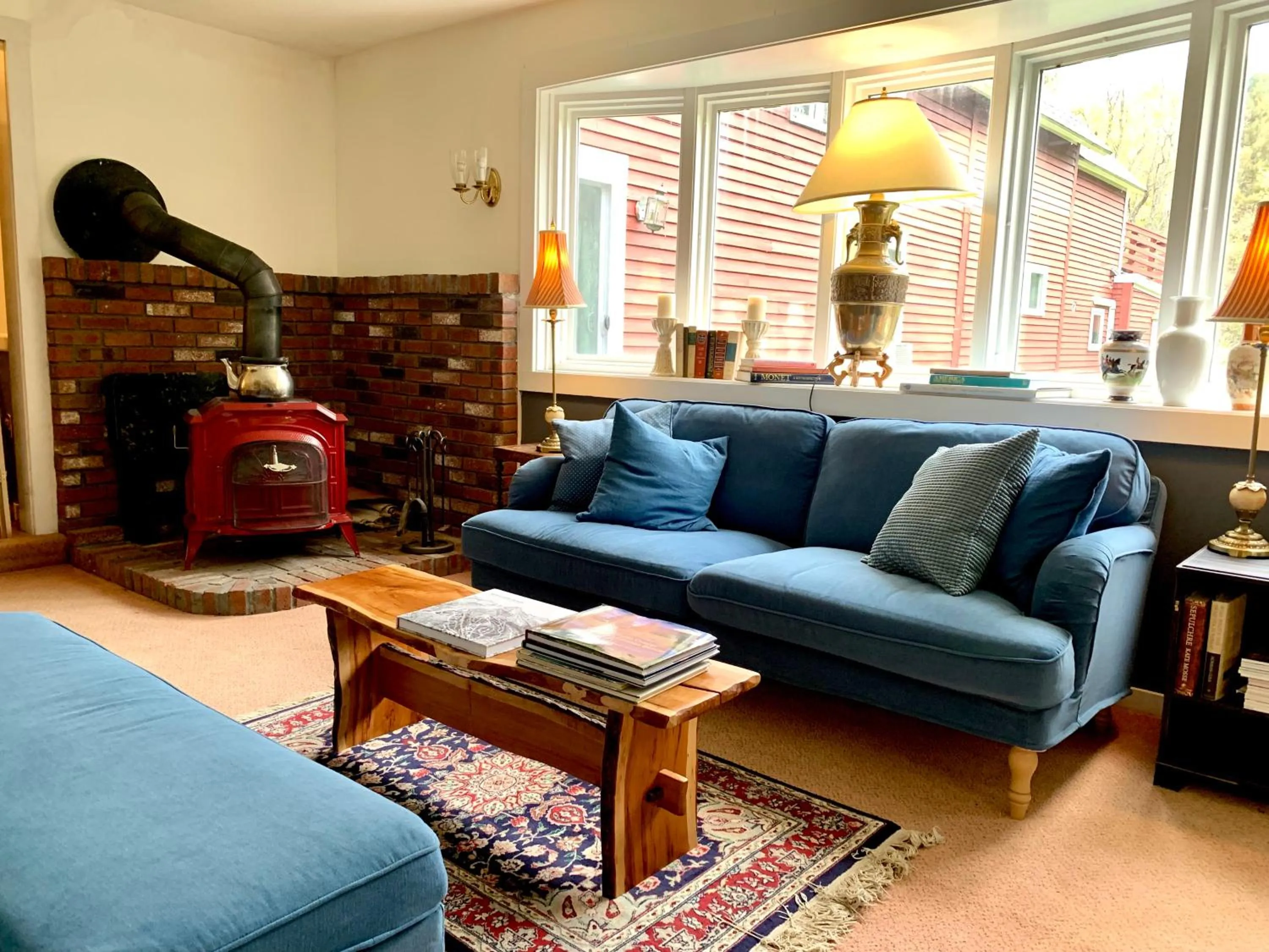 Seating area in The Nutmeg Vermont