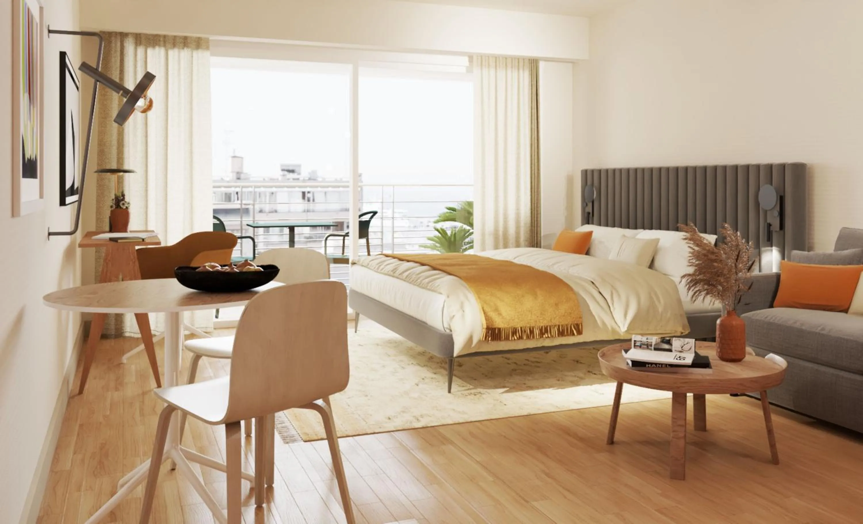 Photo of the whole room, Bed in Staybridge Suites - Cannes Centre by IHG