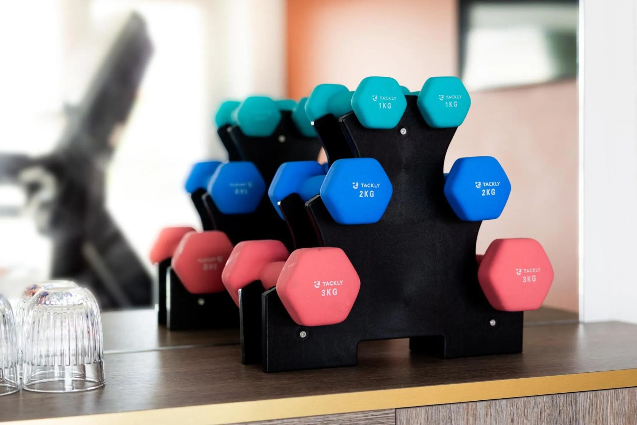 Fitness centre/facilities in Staybridge Suites - Cannes Centre by IHG