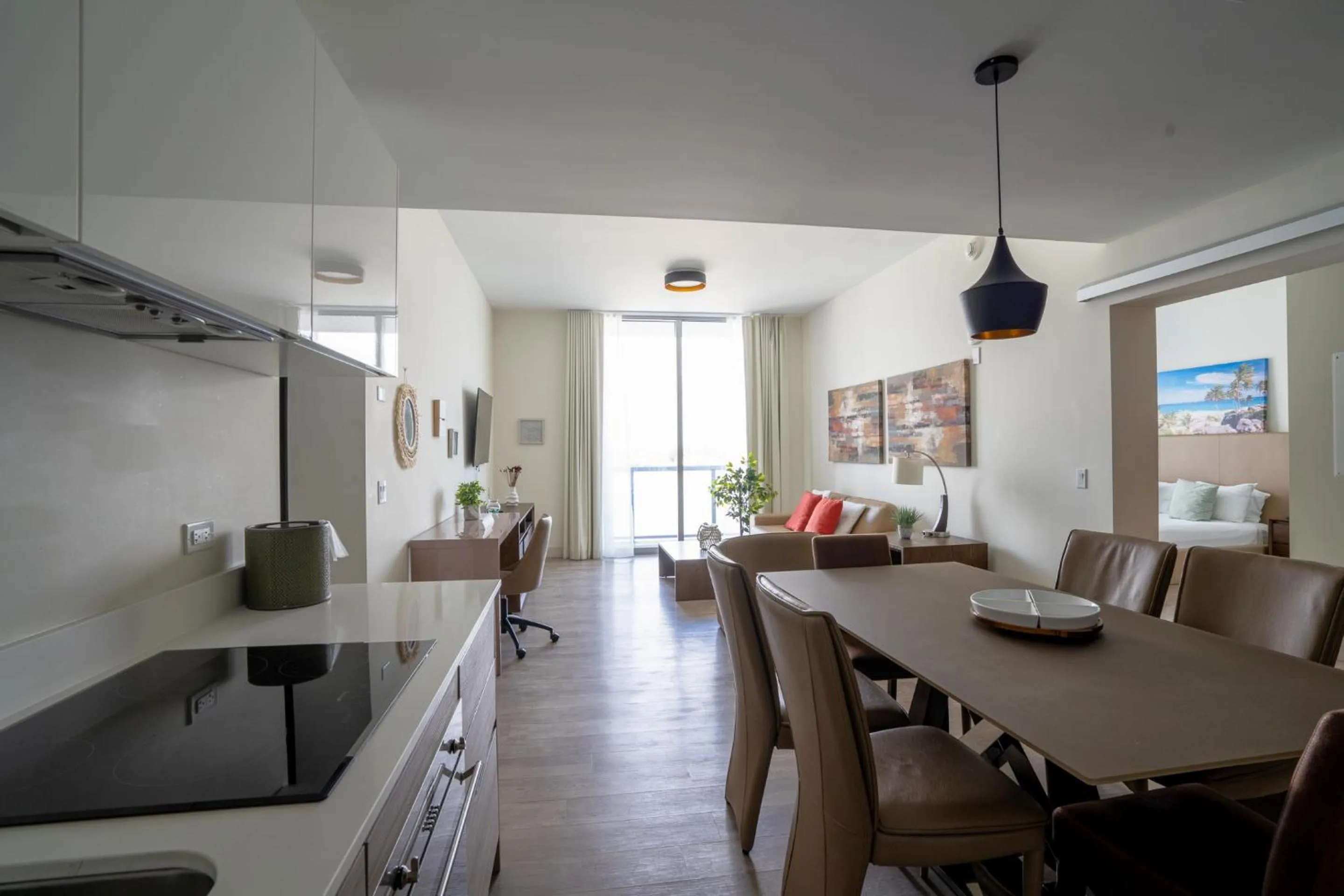 Kitchen or kitchenette in Global Rent Apart - Costa Hollywood