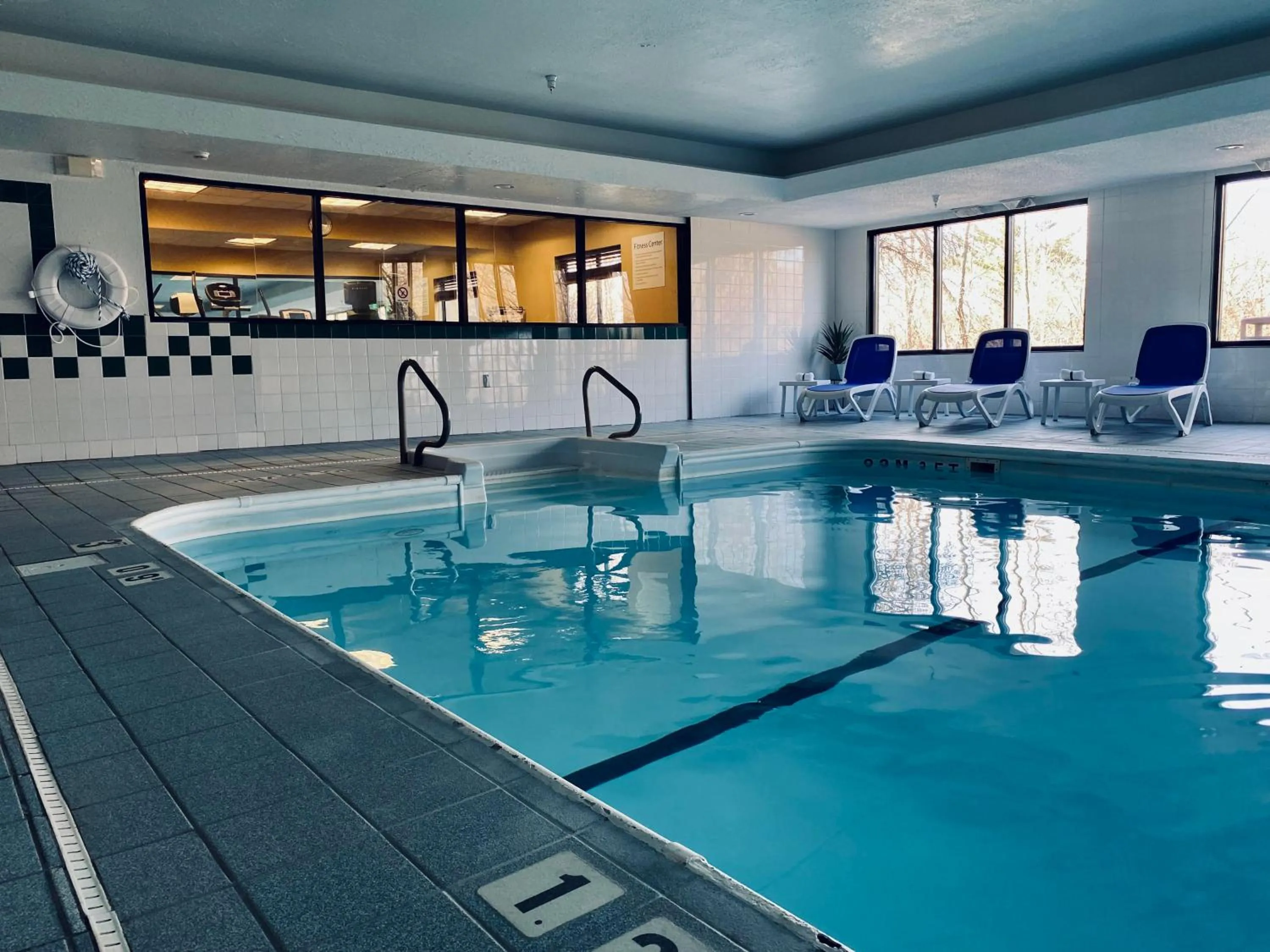 Swimming pool in Holiday Inn Express Plymouth by IHG
