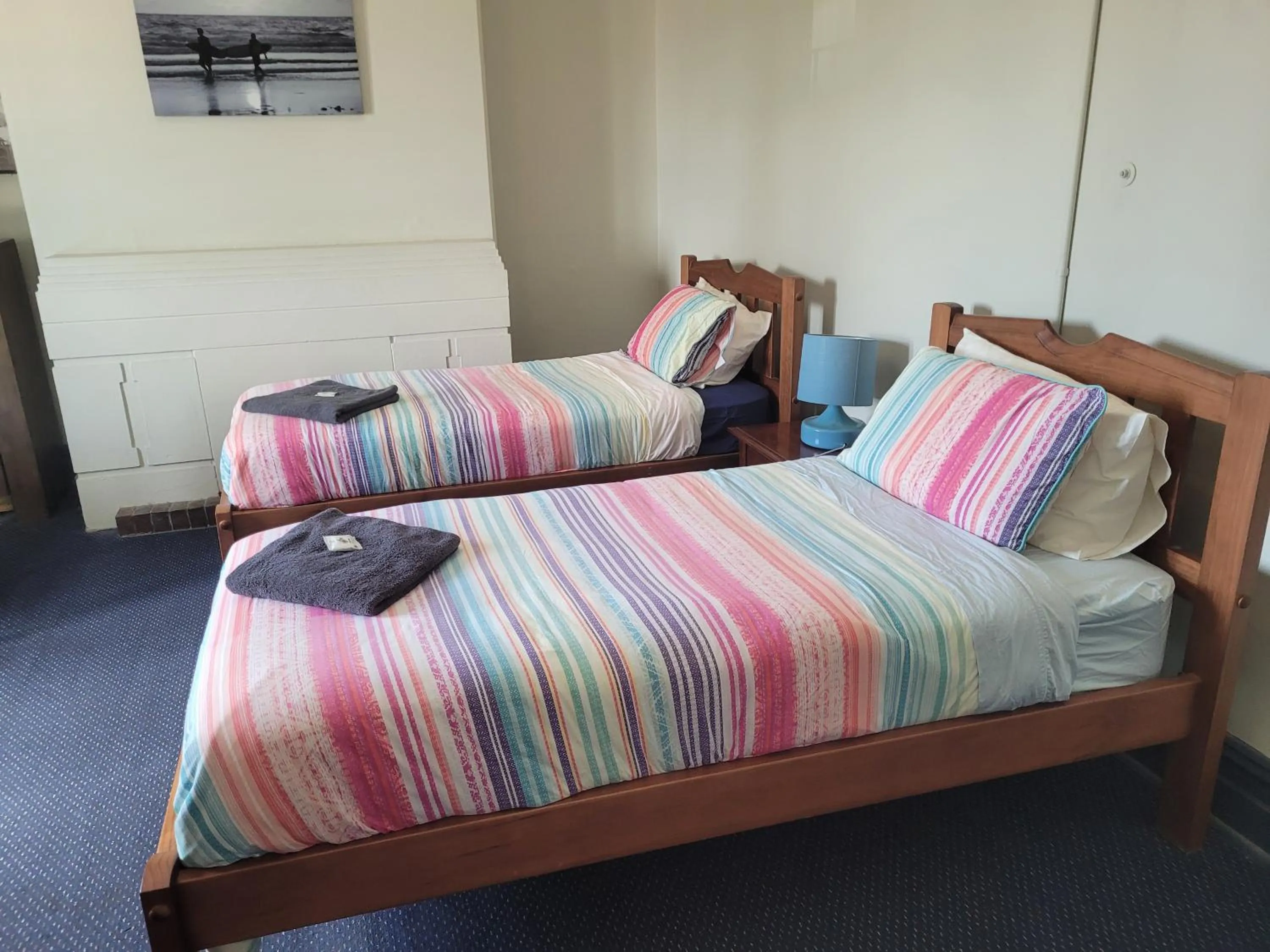 Bed in Australia Hotel Fremantle