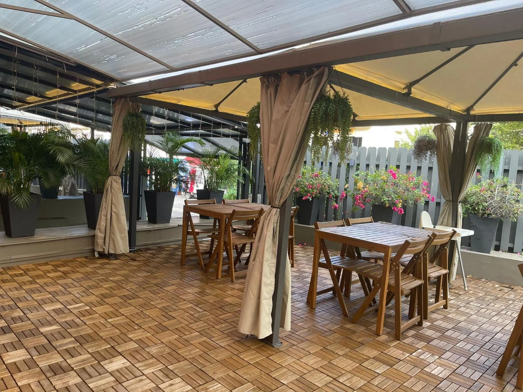 Patio in K2 Guesthouse