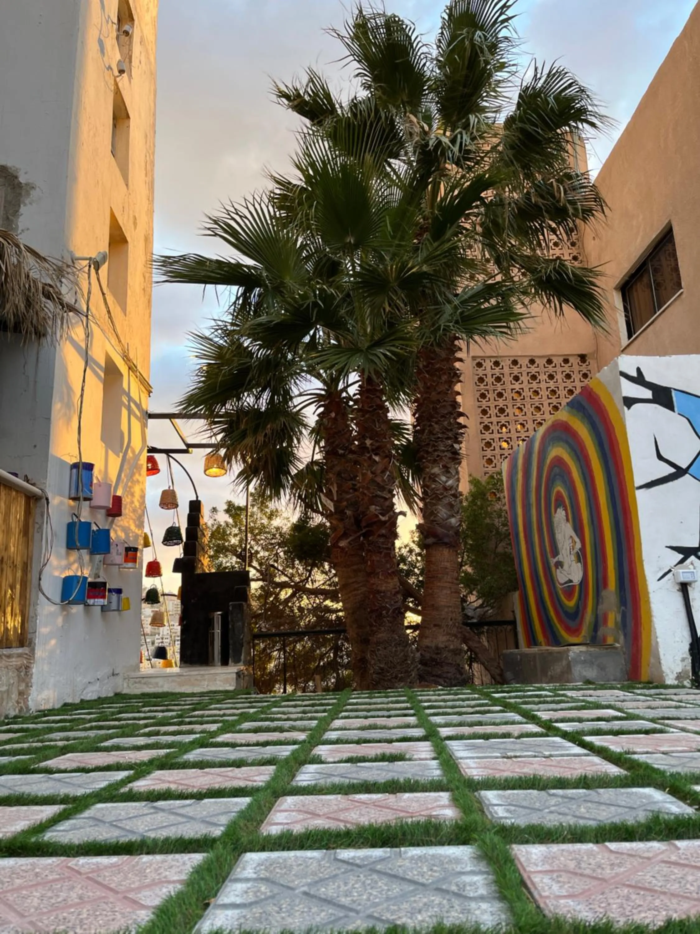 Property building in Rafiki Hostel