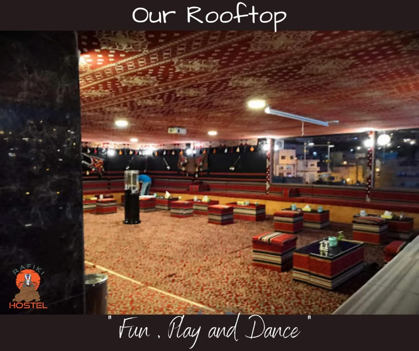 Lounge or bar in Rafiki Hostel