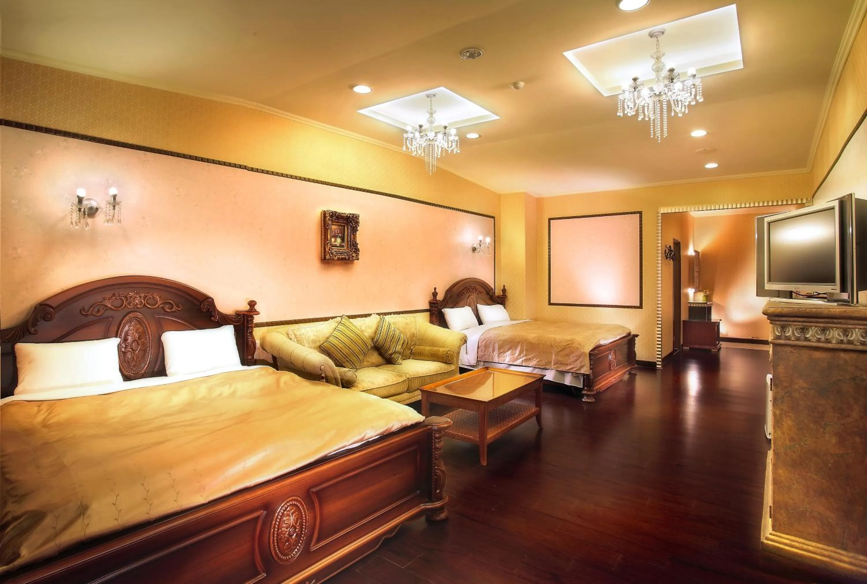 Photo of the whole room, Bed in Huis Ten Bosch