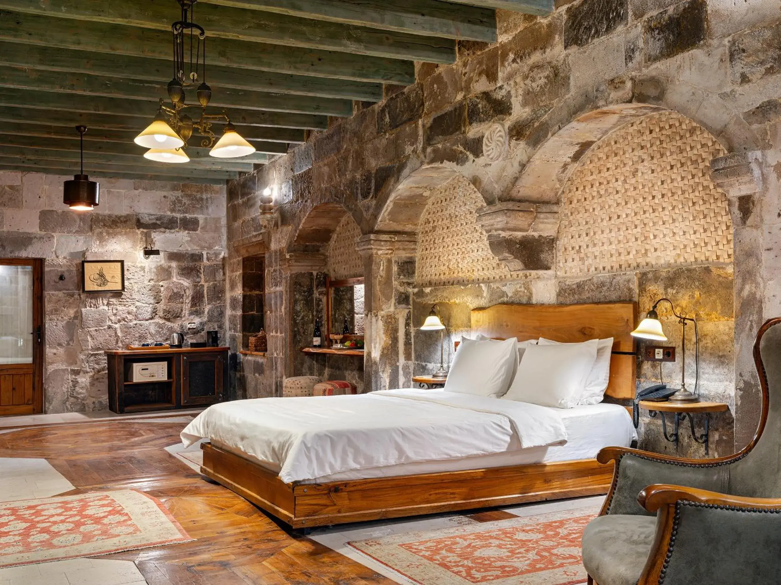 Bed in Kelebek Special Cave Hotel & Spa Bed in Kelebek Special Cave Hotel & Spa