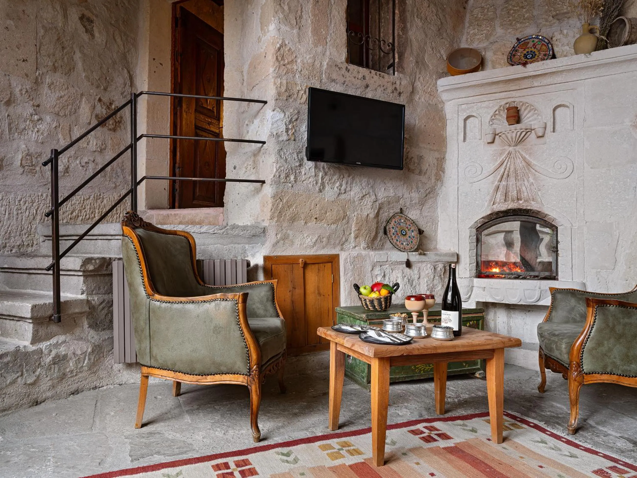 Seating area in Kelebek Special Cave Hotel & Spa