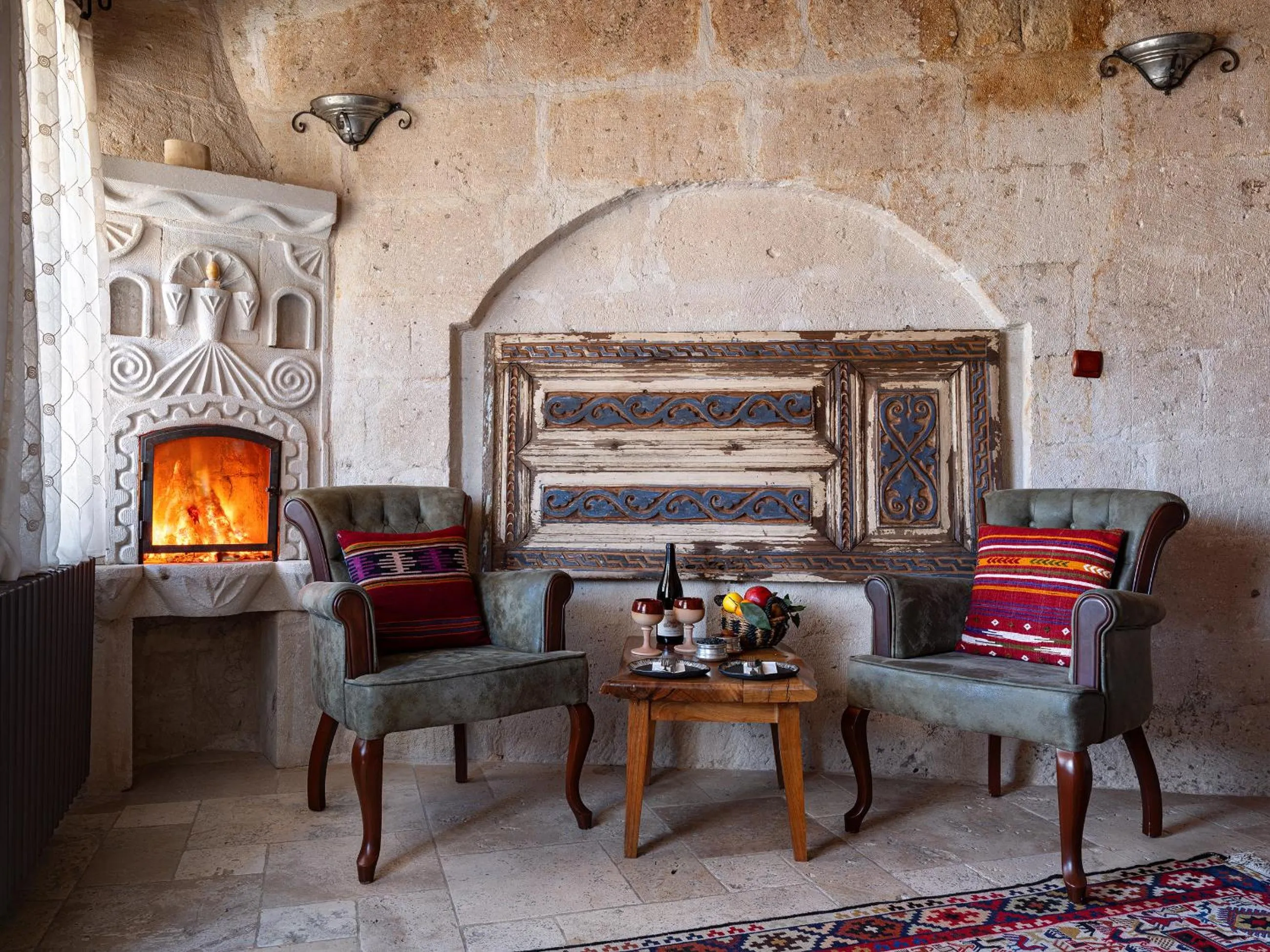 Seating area in Kelebek Special Cave Hotel & Spa
