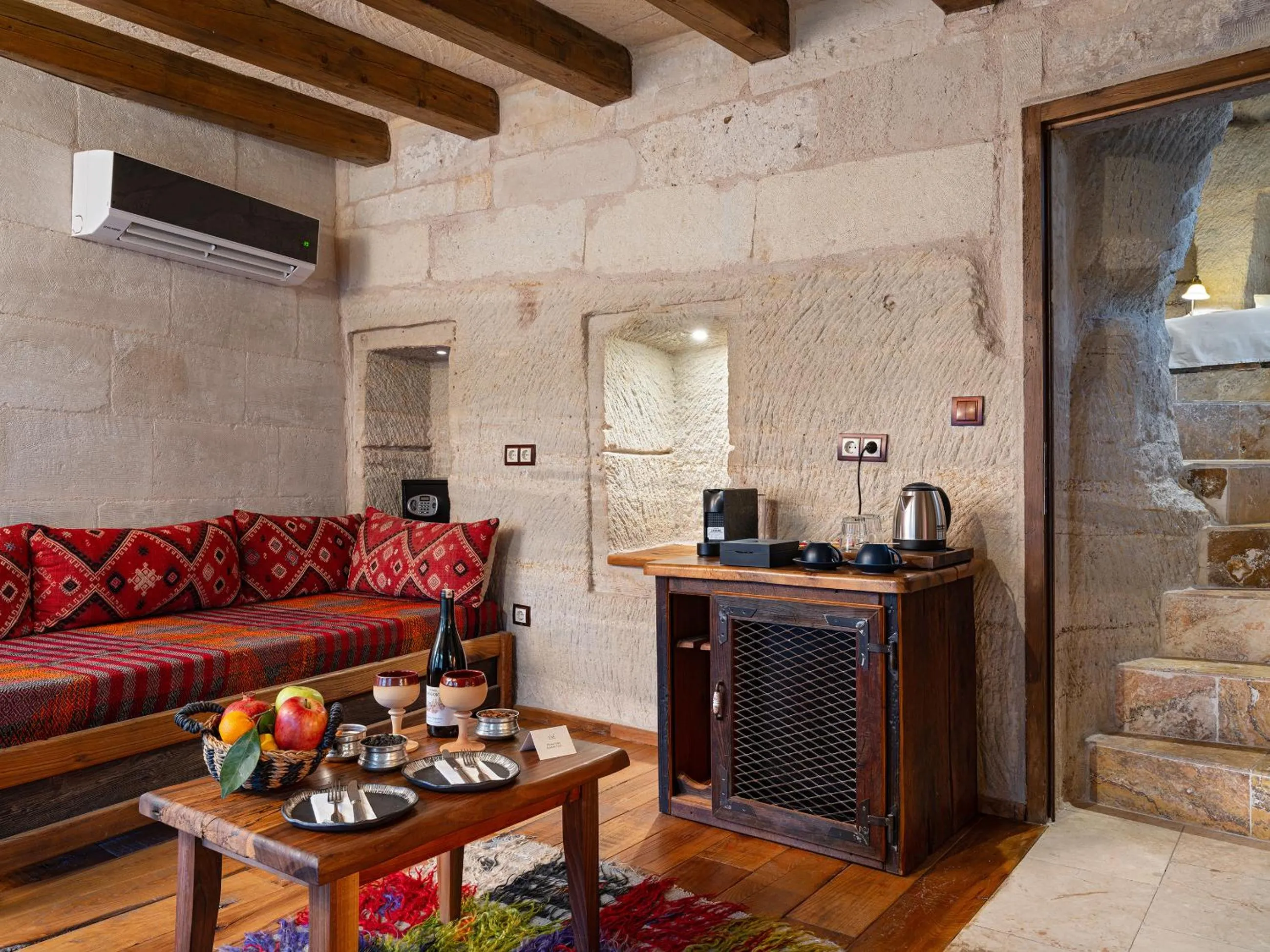 Living room in Kelebek Special Cave Hotel & Spa