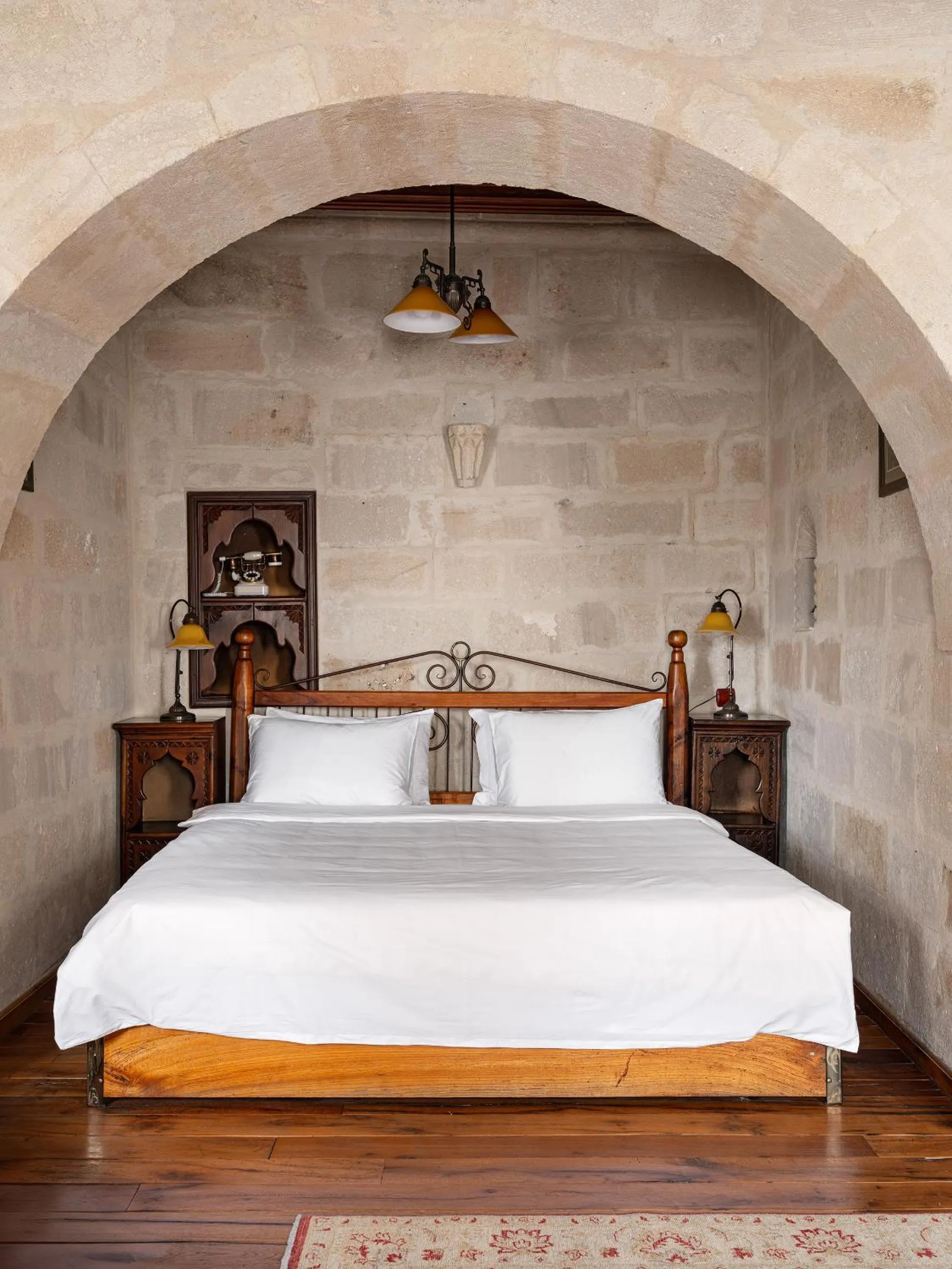 Bed in Kelebek Special Cave Hotel & Spa