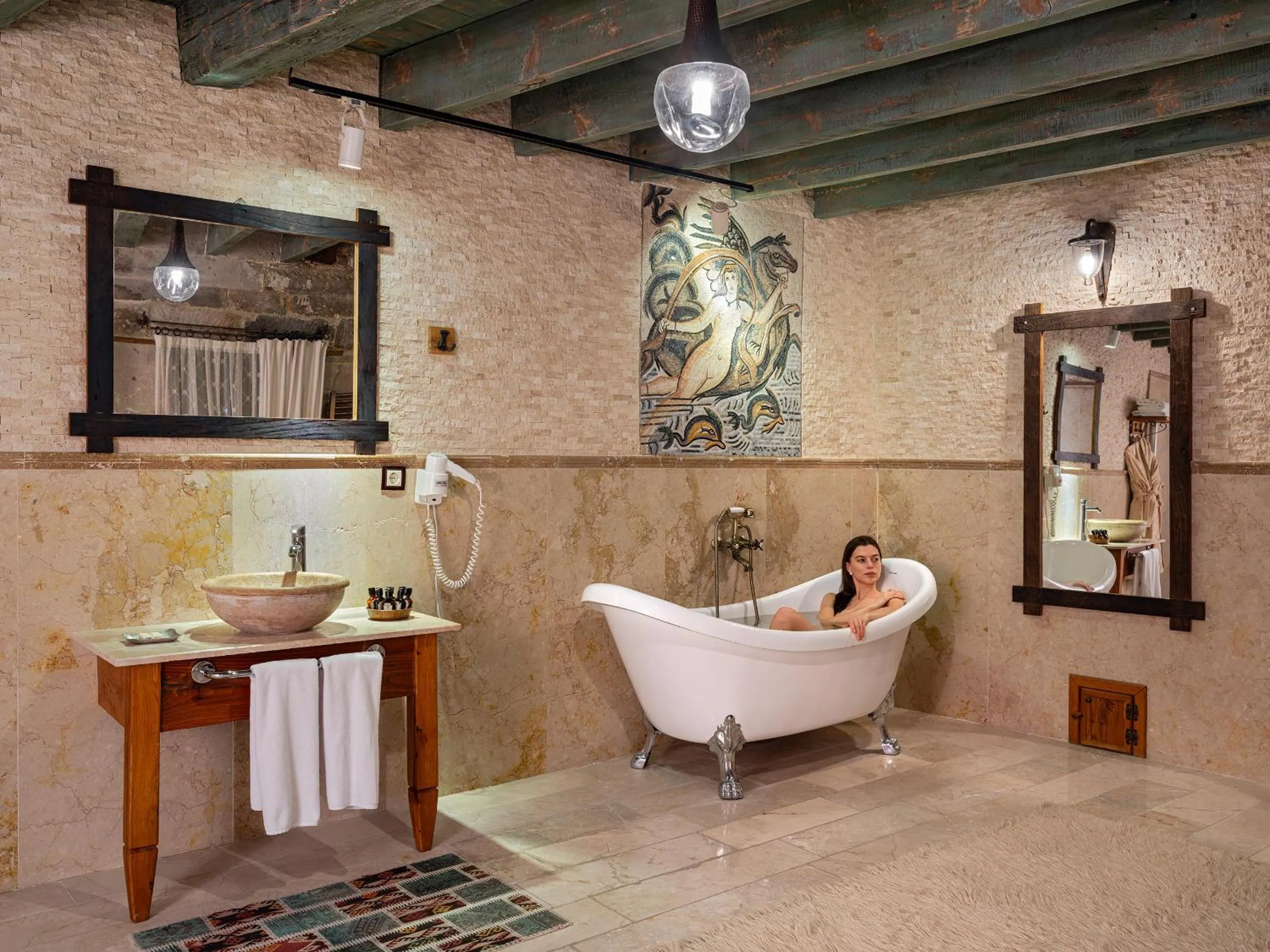 Bathroom in Kelebek Special Cave Hotel & Spa