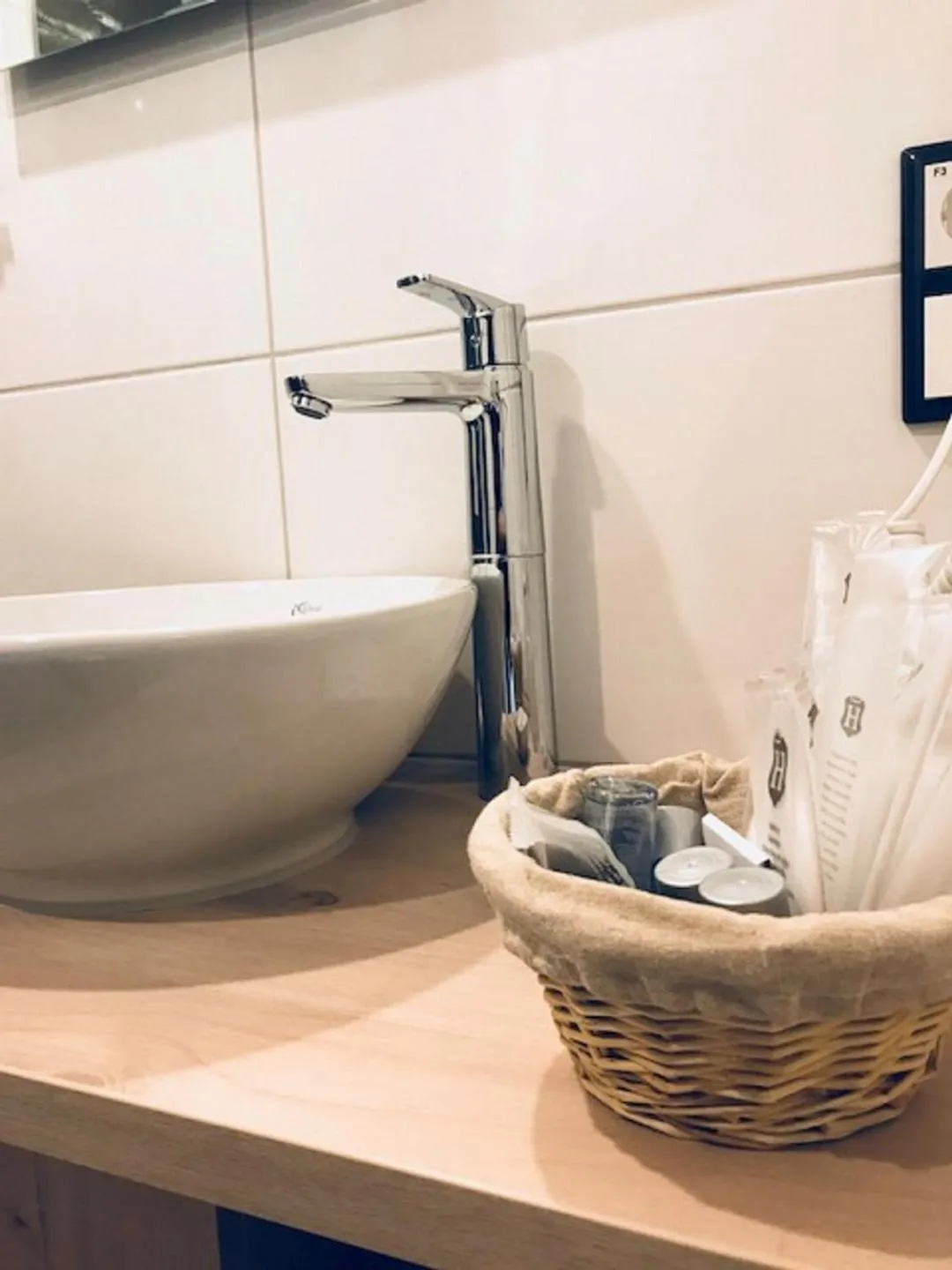 Bathroom in Hotel an der Burgschänke