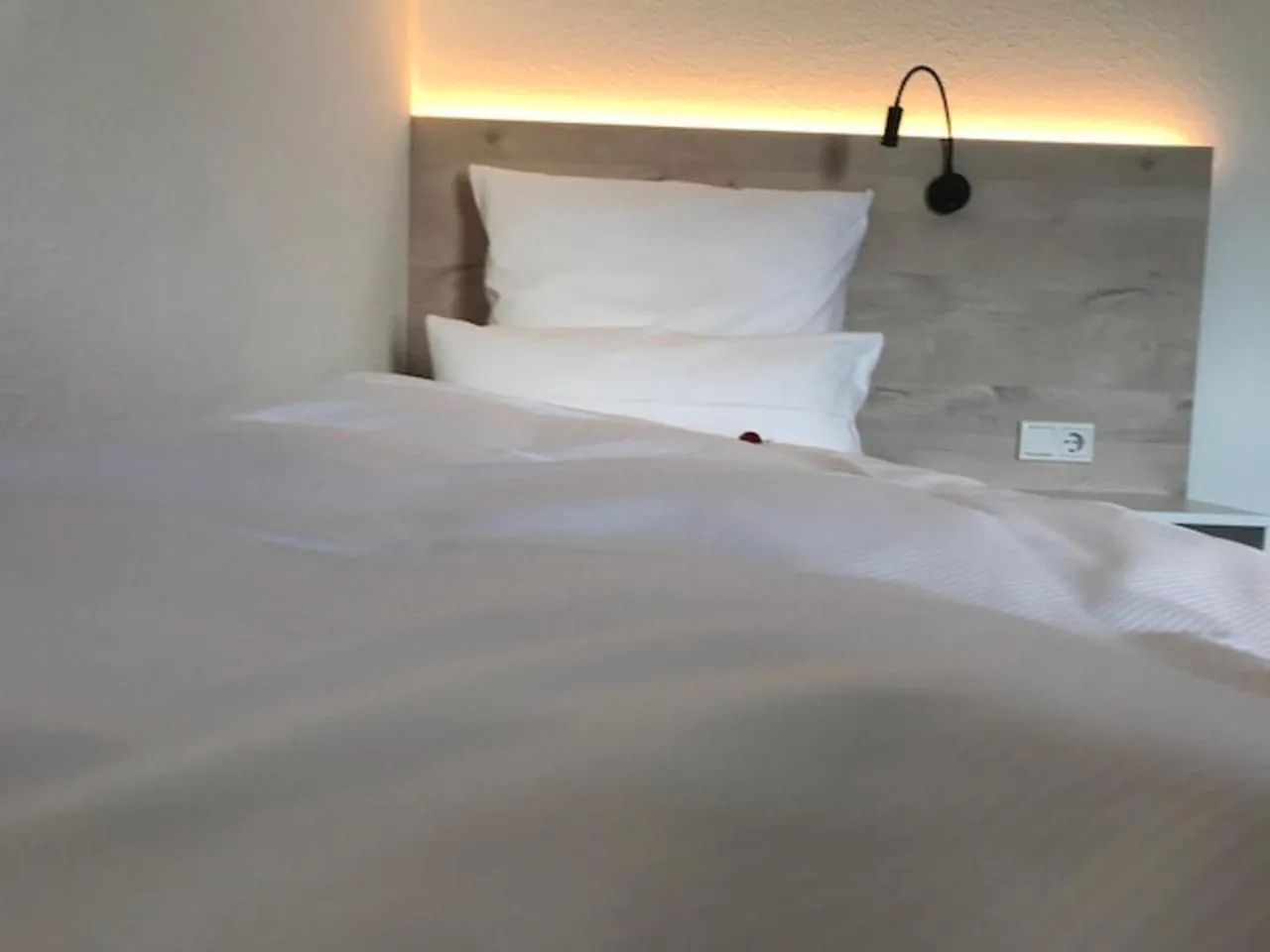 Bed in Hotel an der Burgschänke