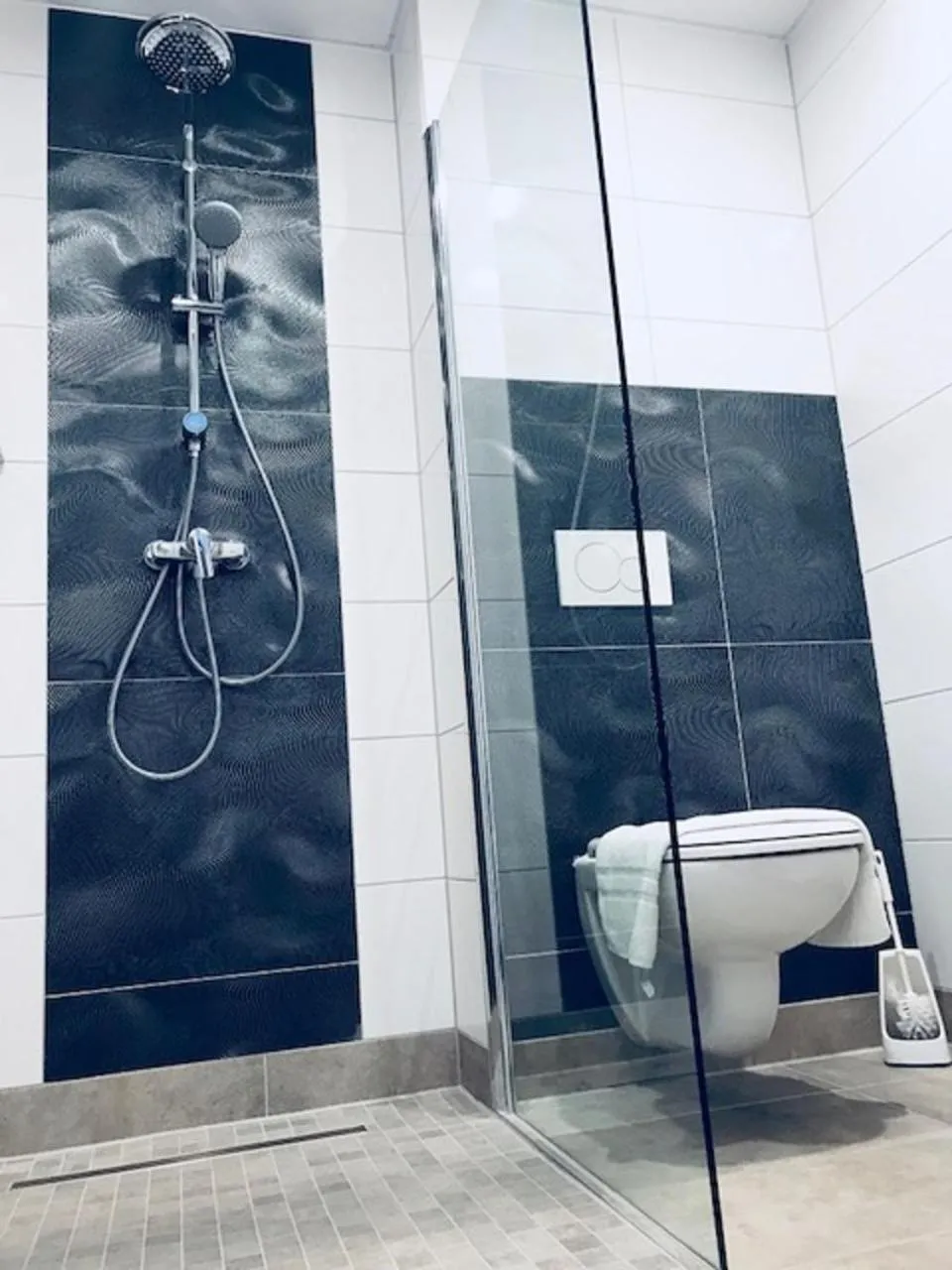 Shower in Hotel an der Burgschänke