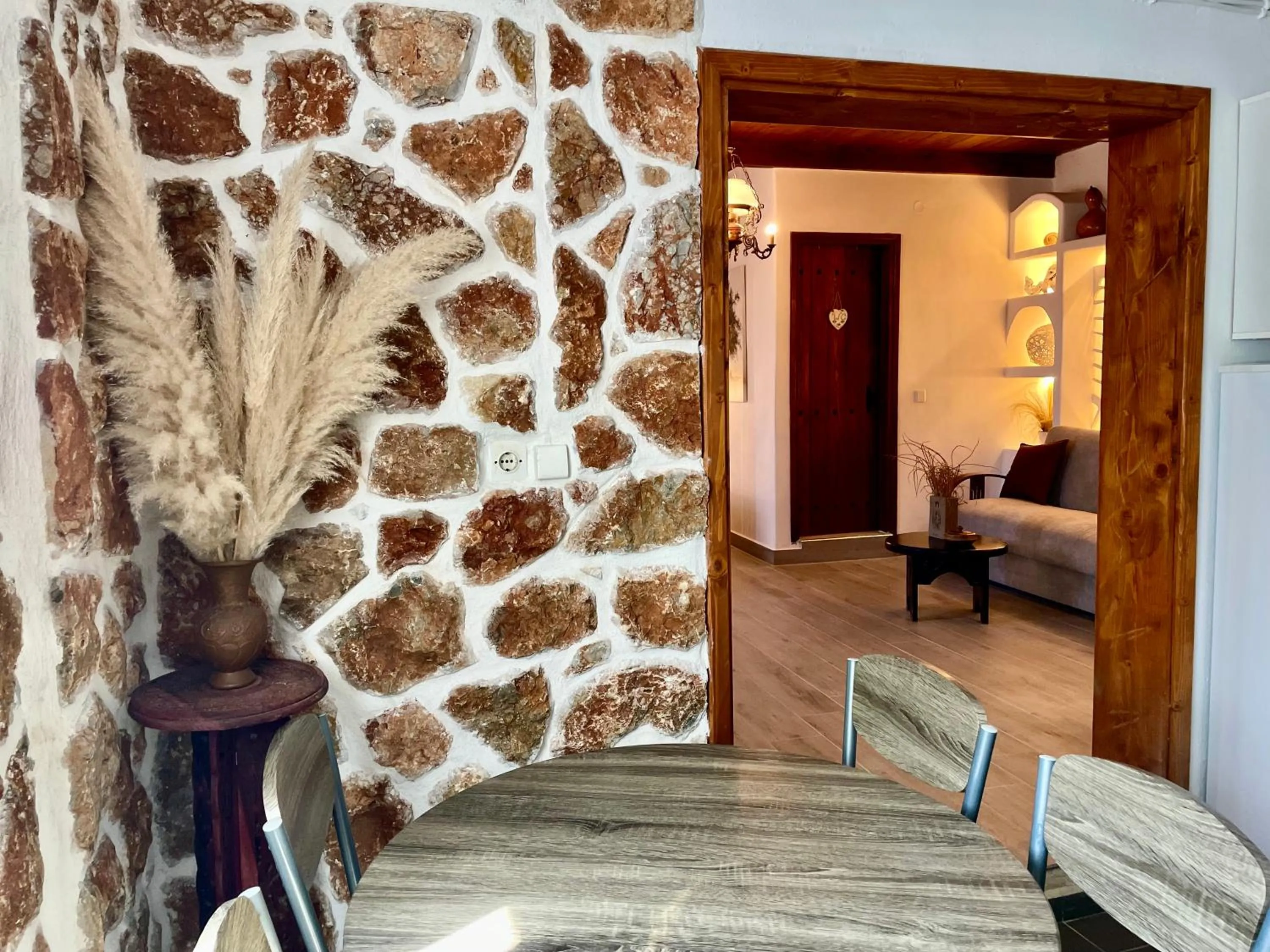 Seating area in Atlazia Suites