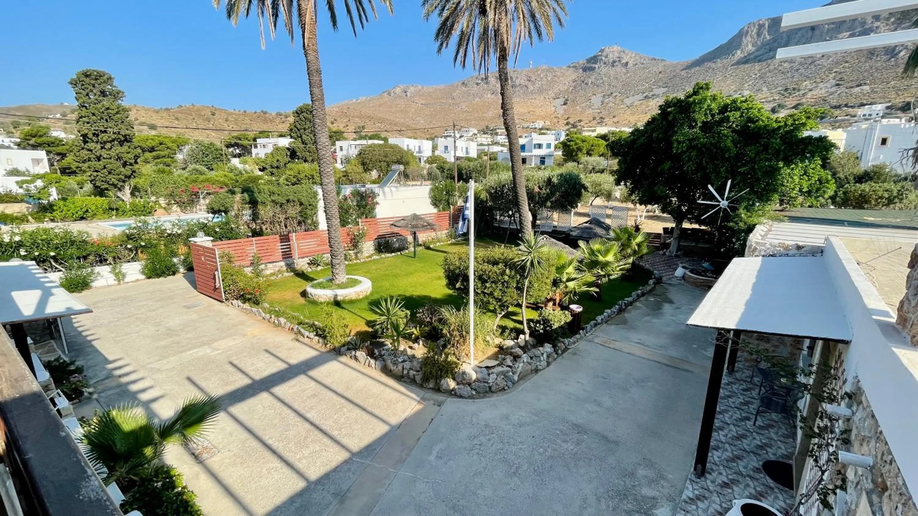 Garden view in Atlazia Suites