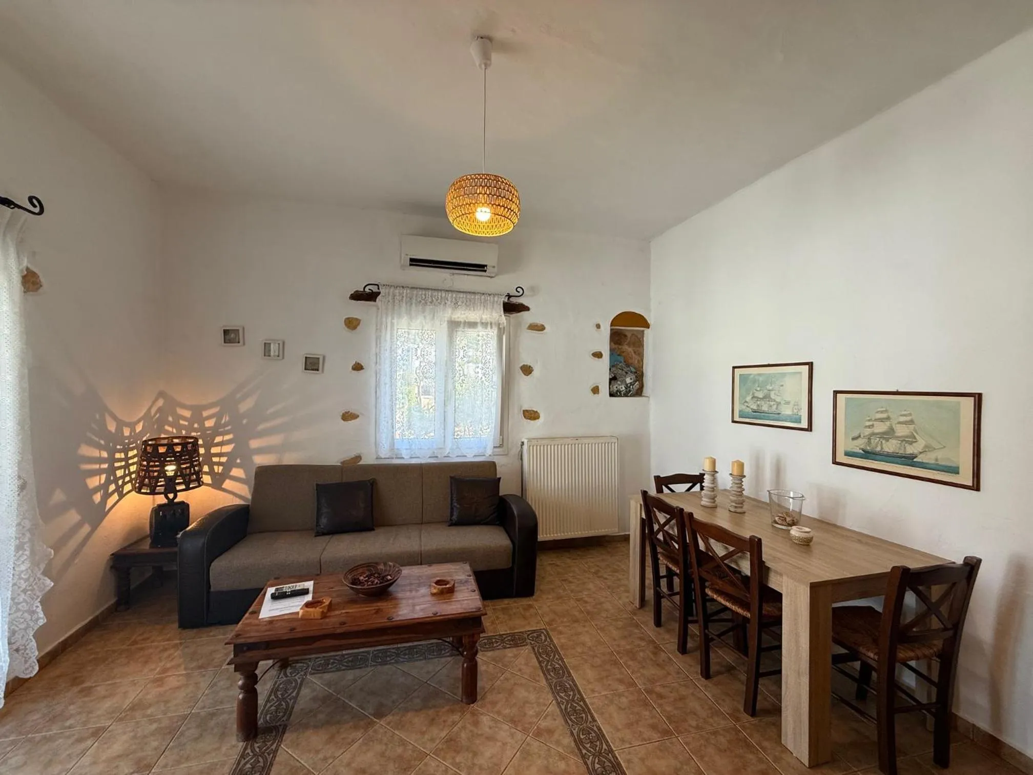 Seating area in Atlazia Suites