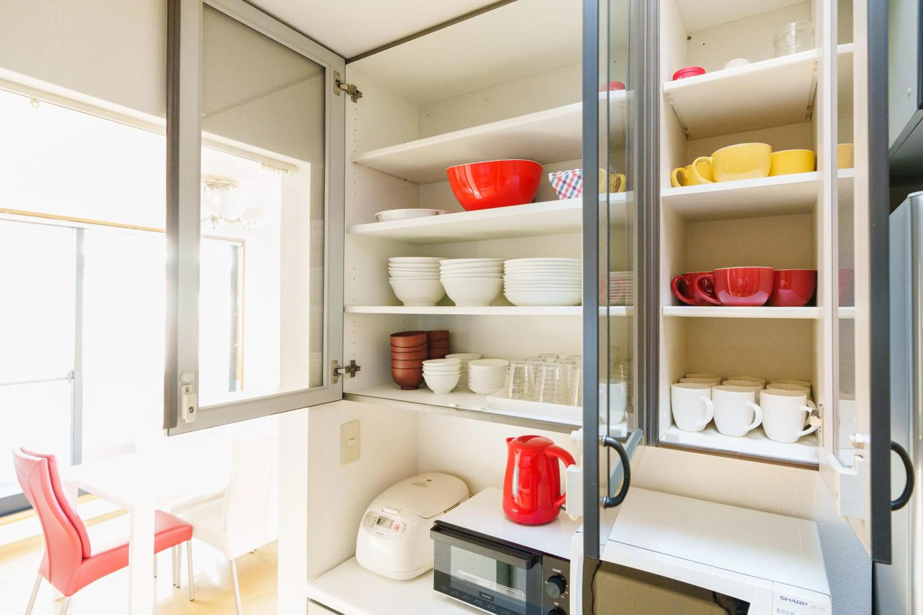 Kitchen or kitchenette in Luxury Guest House in Tokyo Shinjuku