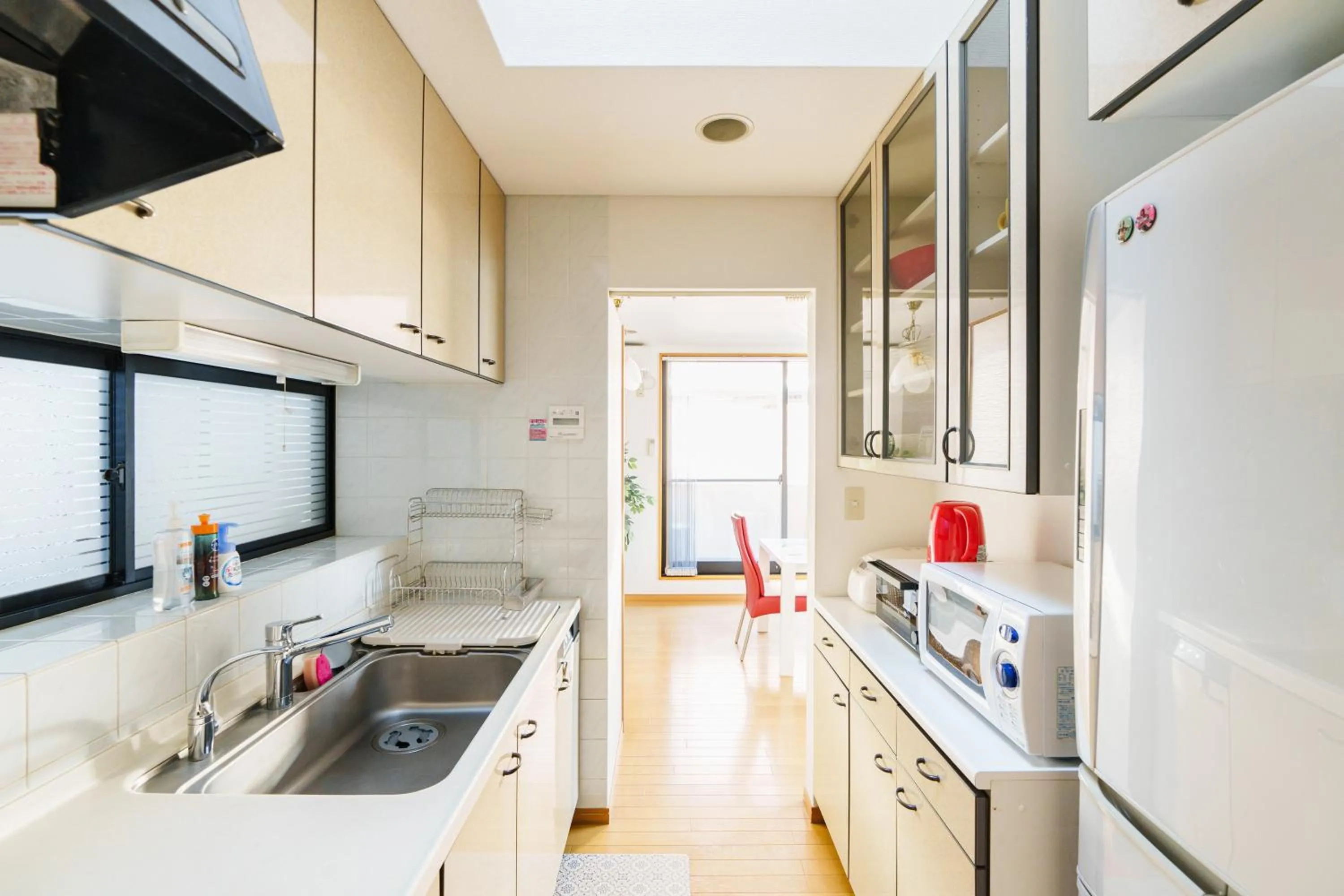 Kitchen or kitchenette in Luxury Guest House in Tokyo Shinjuku