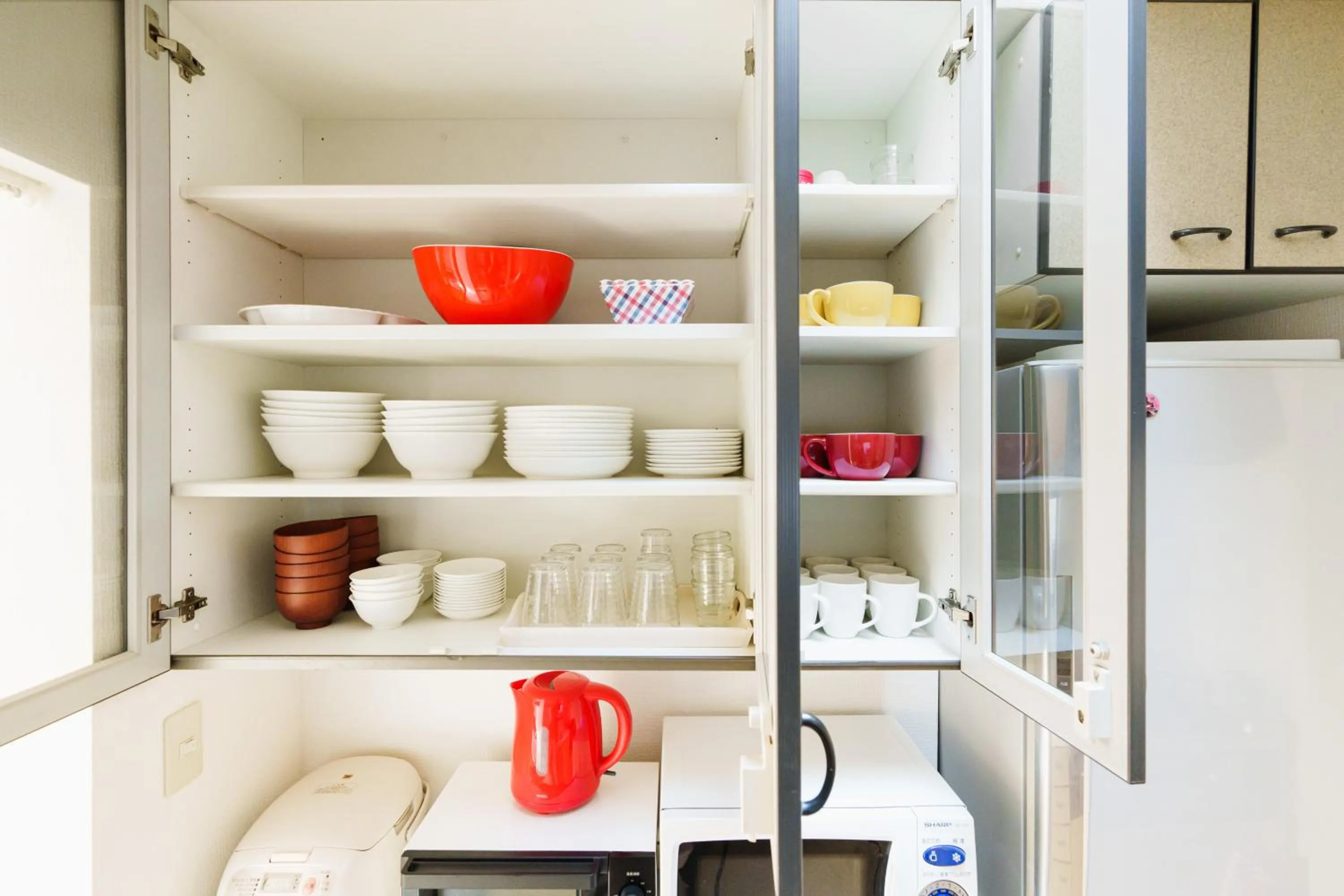 Kitchen or kitchenette in Luxury Guest House in Tokyo Shinjuku