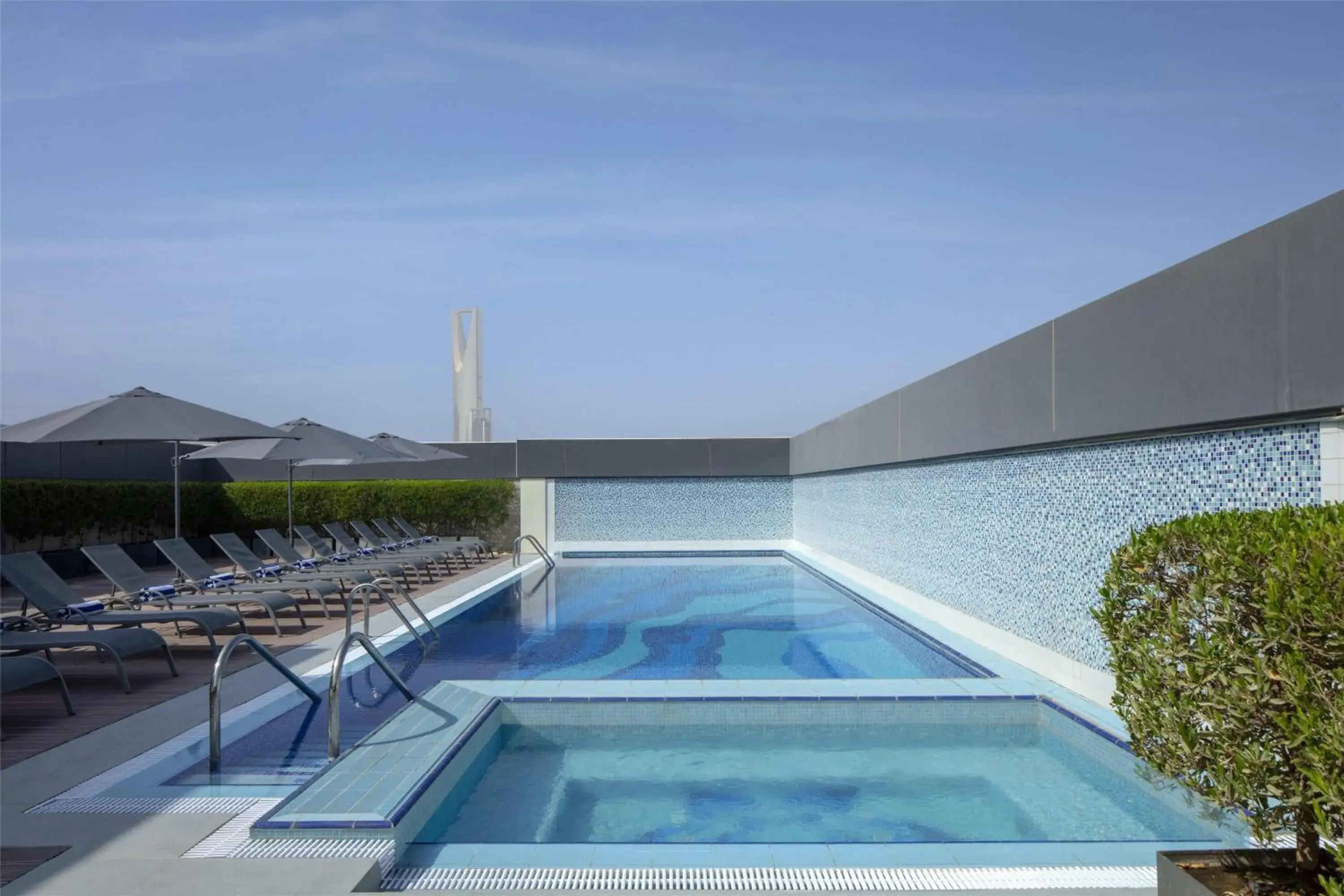 Swimming pool in Hyatt Place Riyadh Sulaimania Swimming pool in Hyatt Place Riyadh Sulaimania