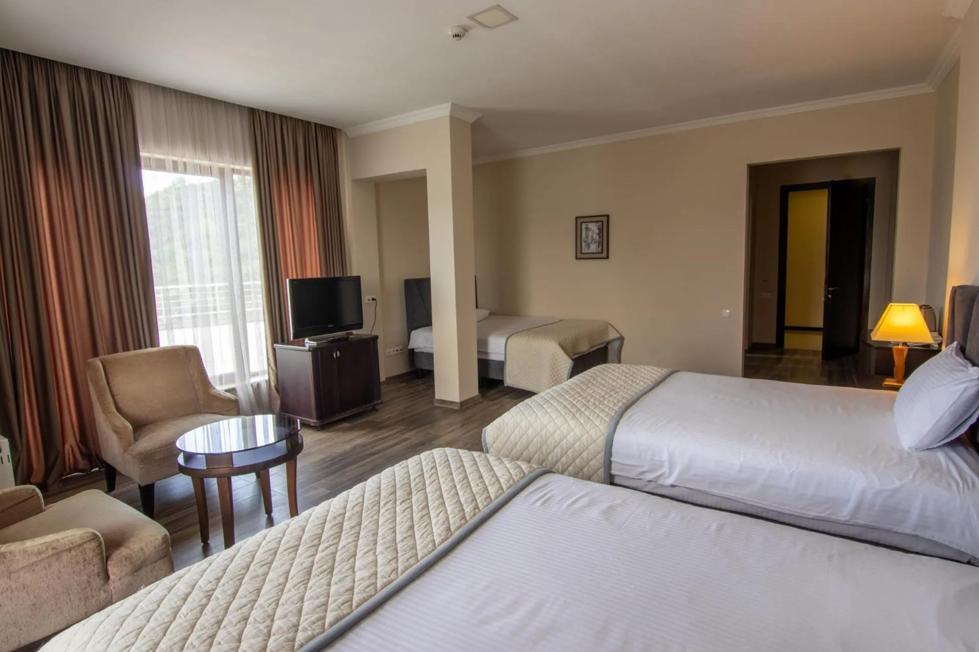 Bed in Hotel Beaumonde Garden